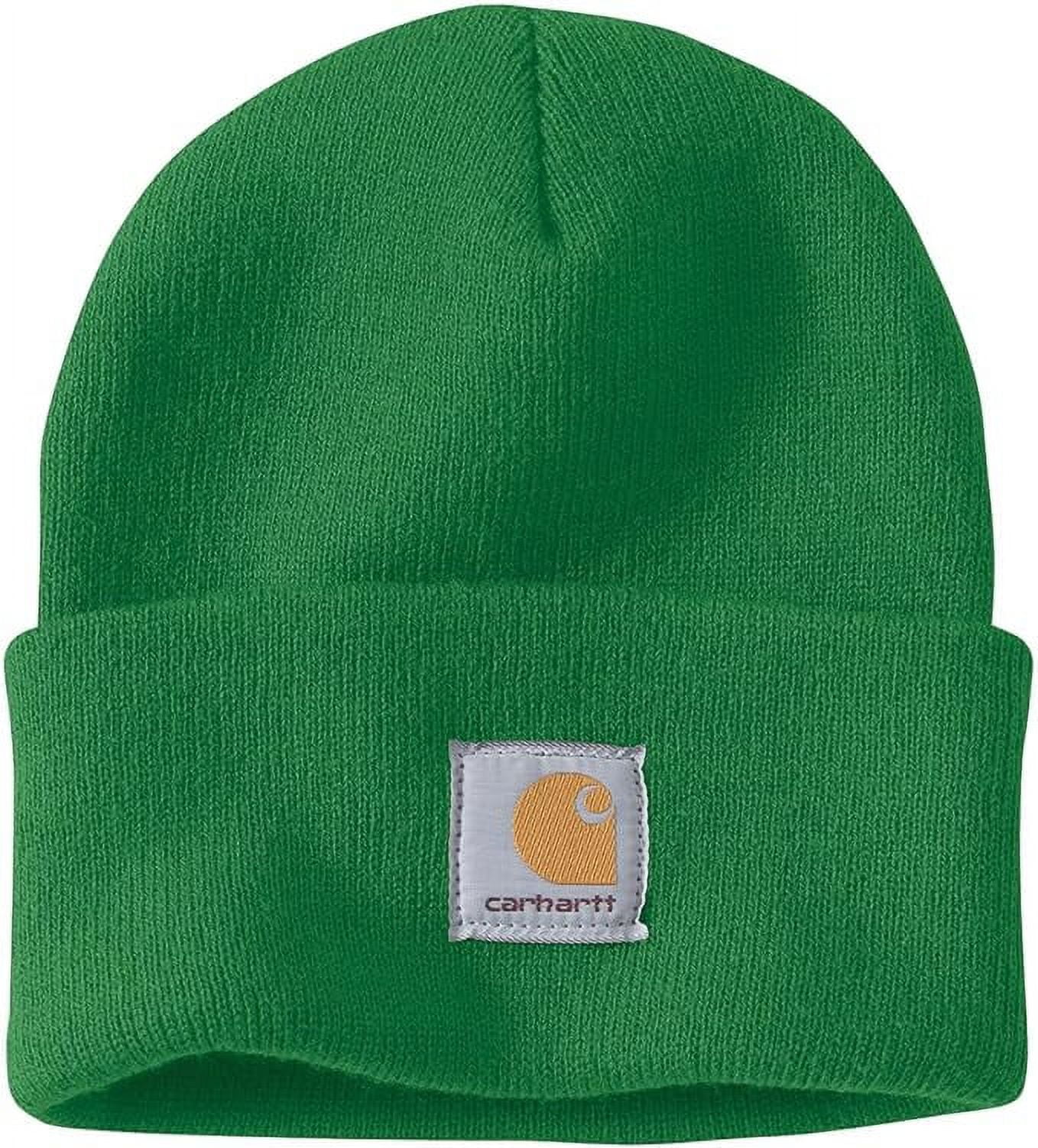 Carhartt Men's Knit Cuffed Beanie-Holly Green