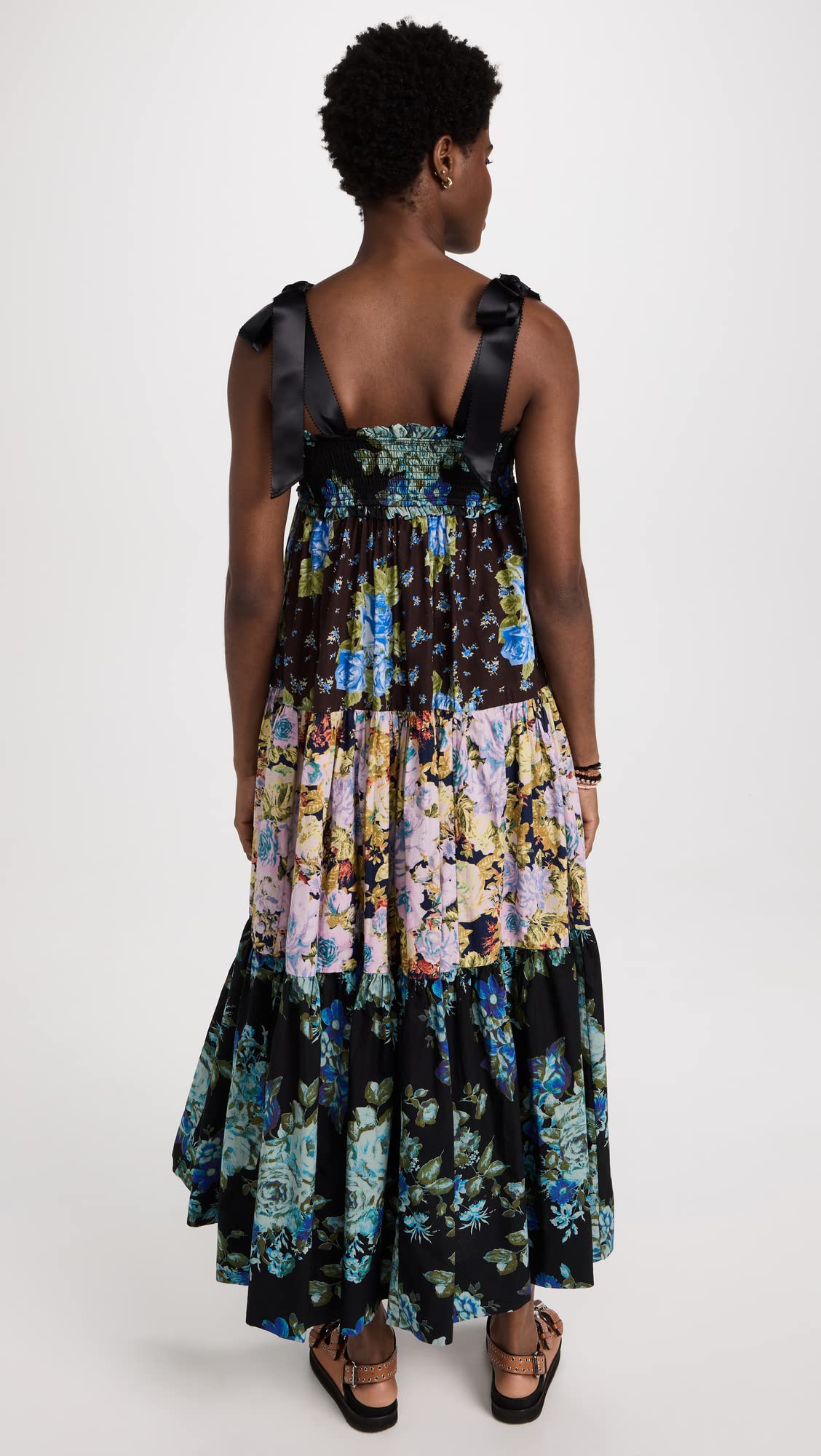 Free People Women's Bluebell Maxi Dress, Cool Combo