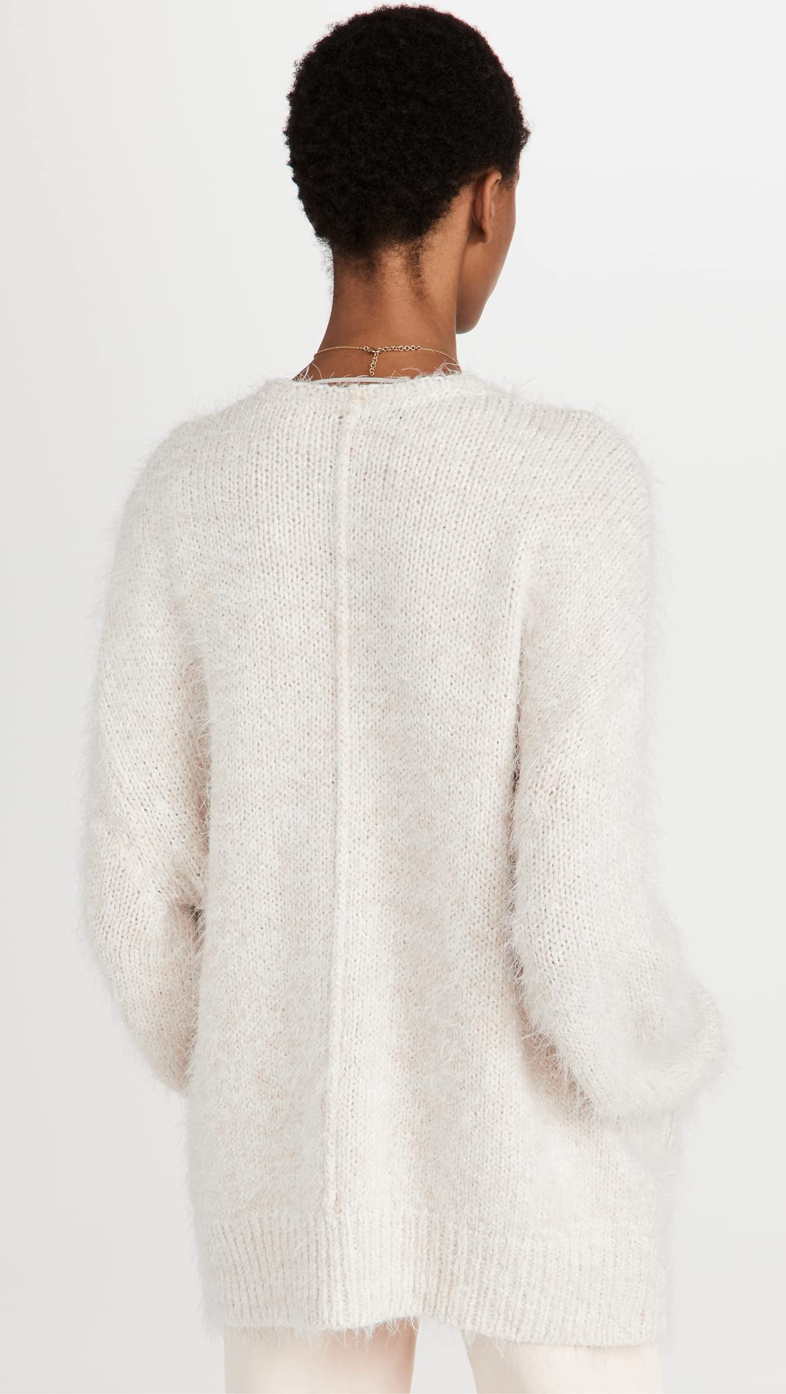 Free People Women's Nevermind Cardi, Creme Brulee, Off White