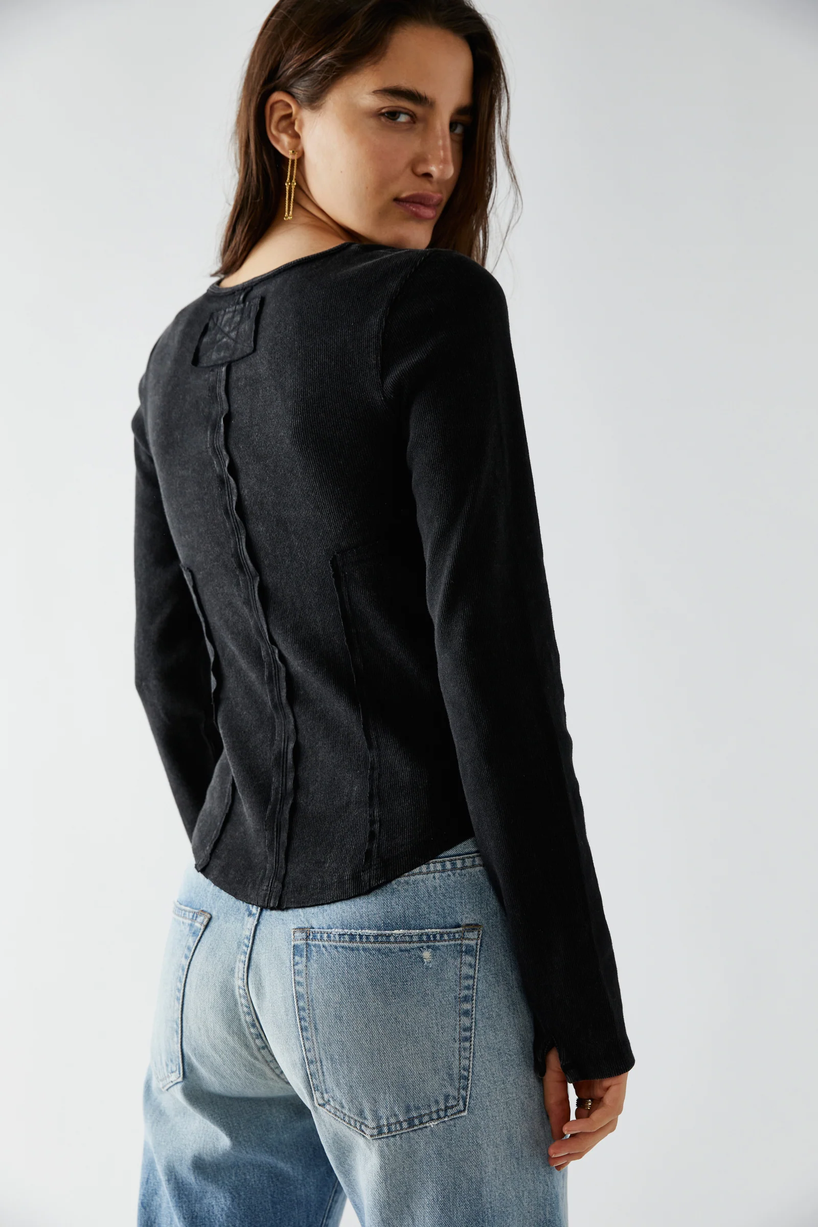 Free People Mareea Henley Black 