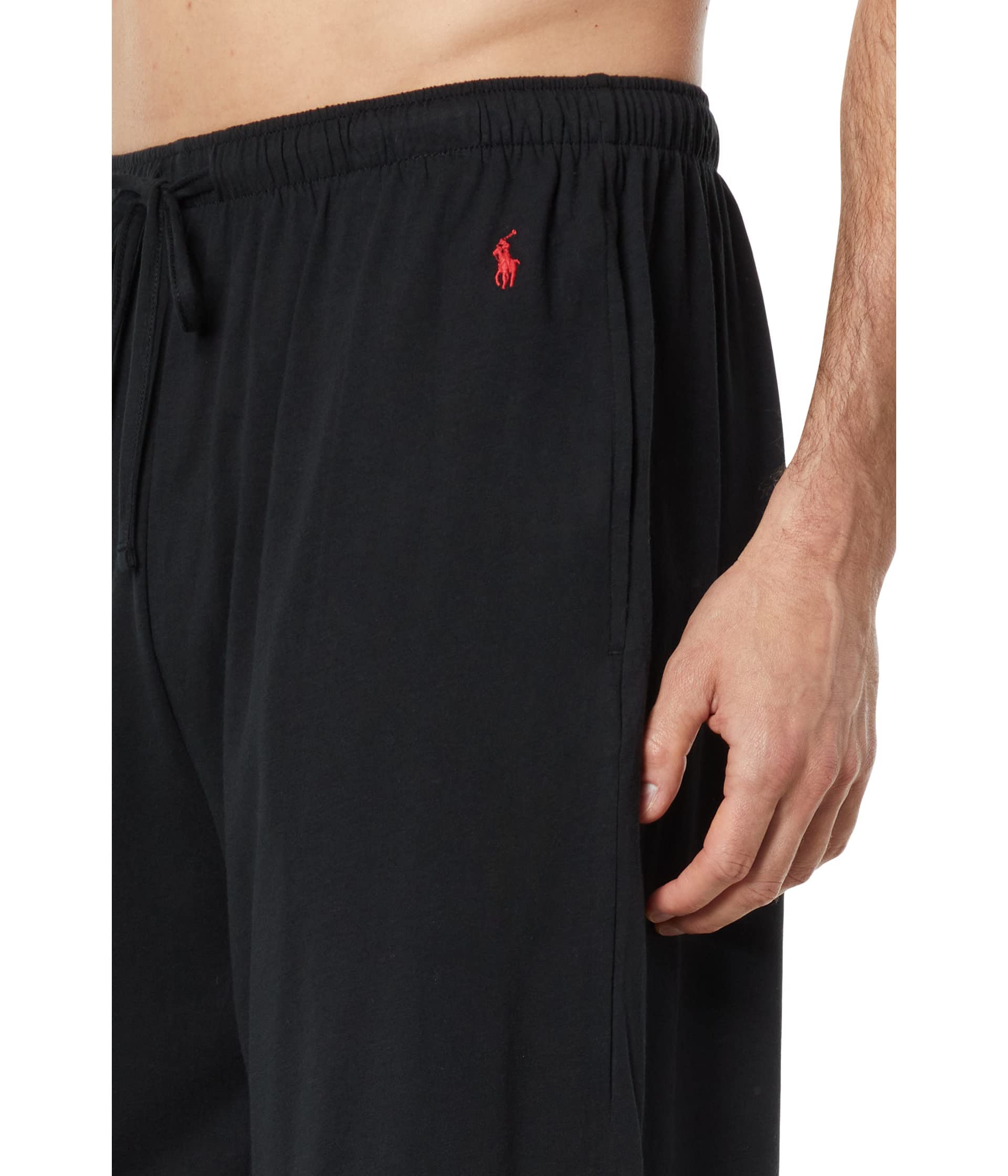 Polo Ralph Lauren Enzyme Lightweight Cotton Sleepwear Relaxed Fit PJ Pants Polo Black Rl 2000 Red Pp LG