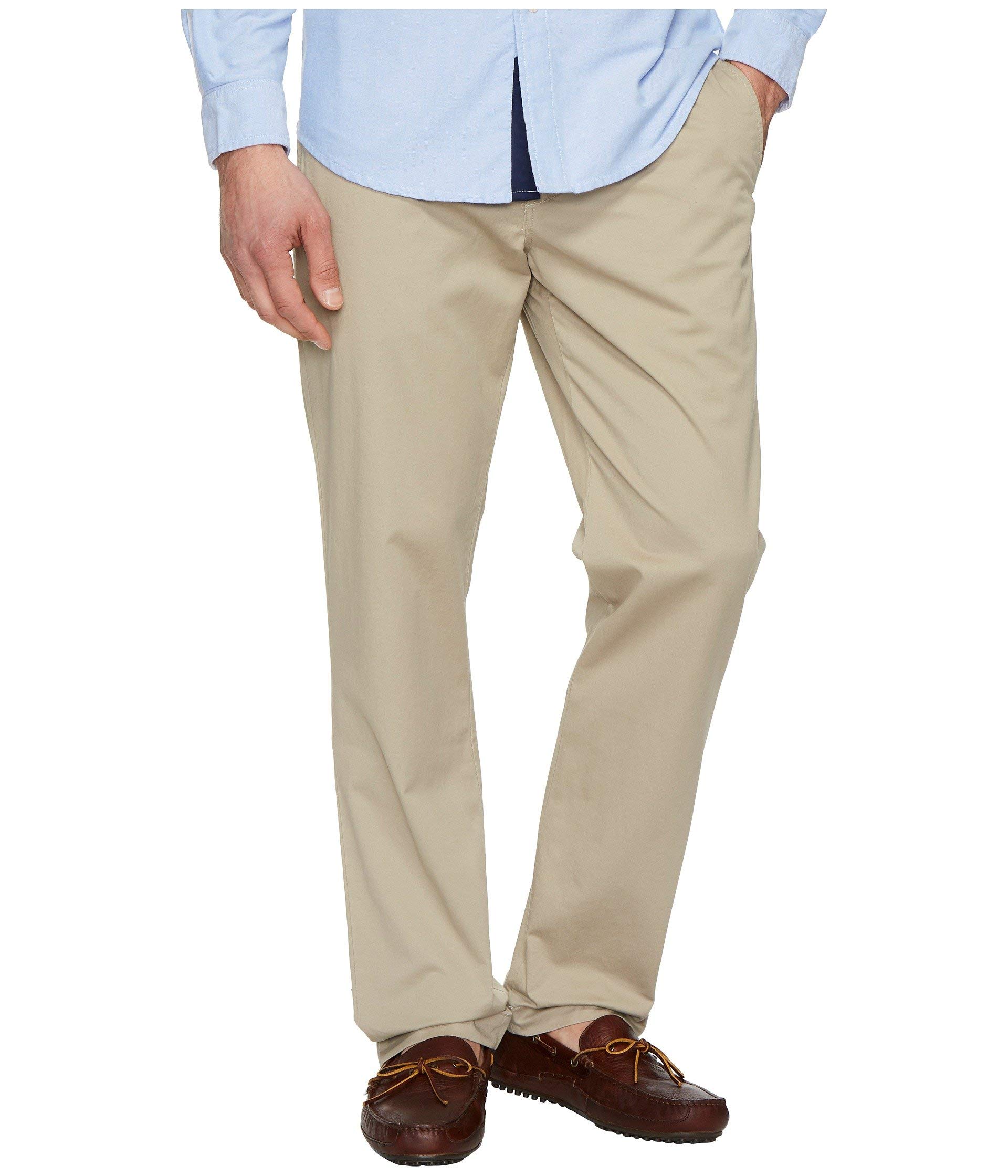 POLO RALPH LAUREN Men's Straight Fit Washed Stretch Chino Pants 32", Khaki Tan, 34