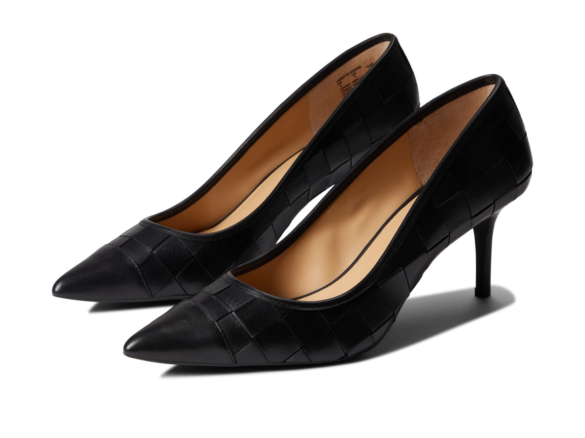 Lauren Ralph Lauren Womens Lanette Pointed Toe Heels Black  Shoes 8.5 Medium (B,M)