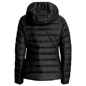 Michael Michael Kors Women's Black Hooded Down Packable Jacket Coat with Removable Hood 