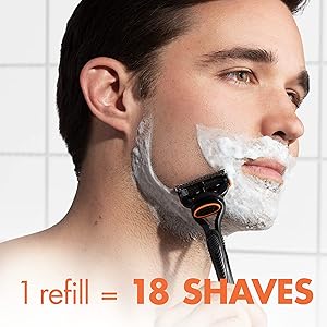 Gillette Fusion5 Razor Refills for Men, 8 Razor Blade Refills