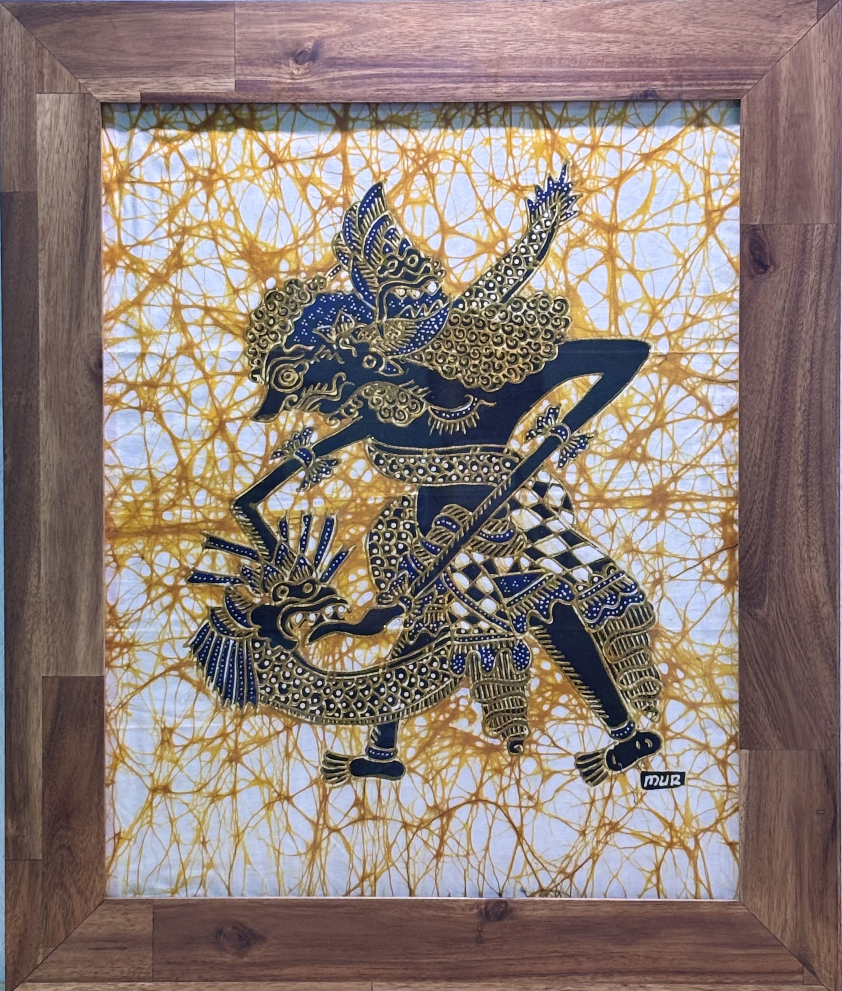 Vintage Hand painted Batik Artwork