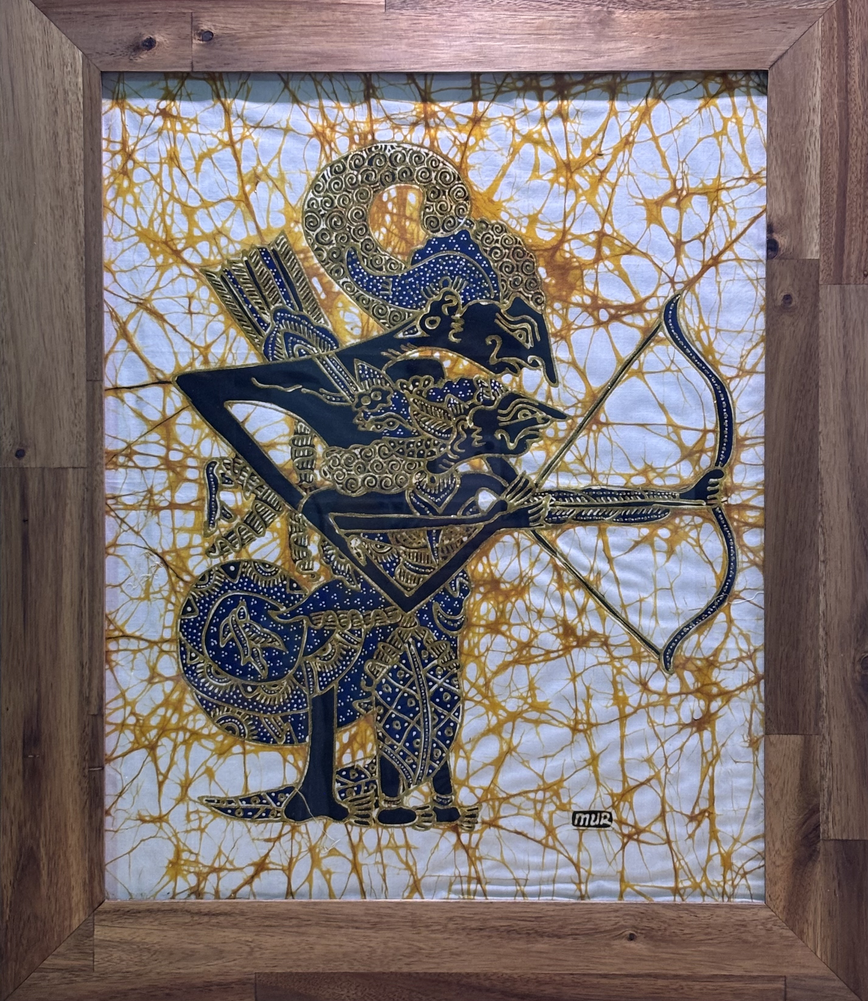 Vintage Hand painted Batik Artwork