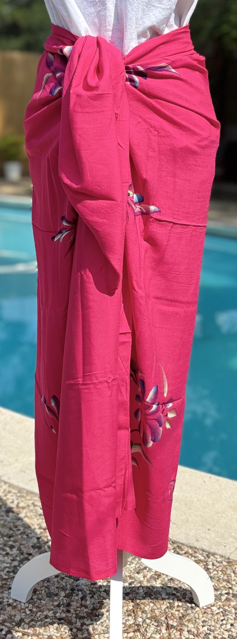 Hand-painted Floral BALI Sarongs