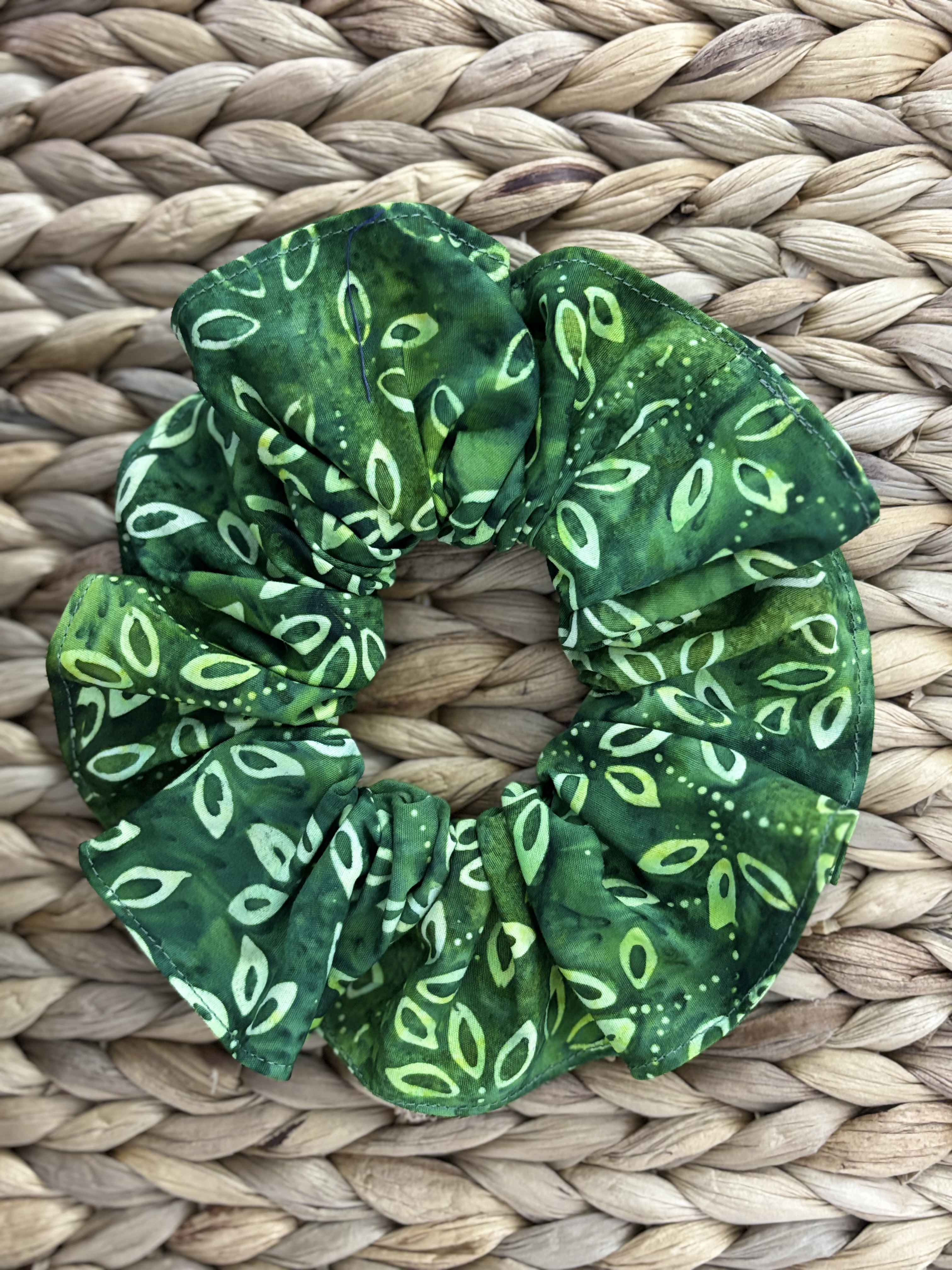 Modern Batik patterned Hair Scrunchies
