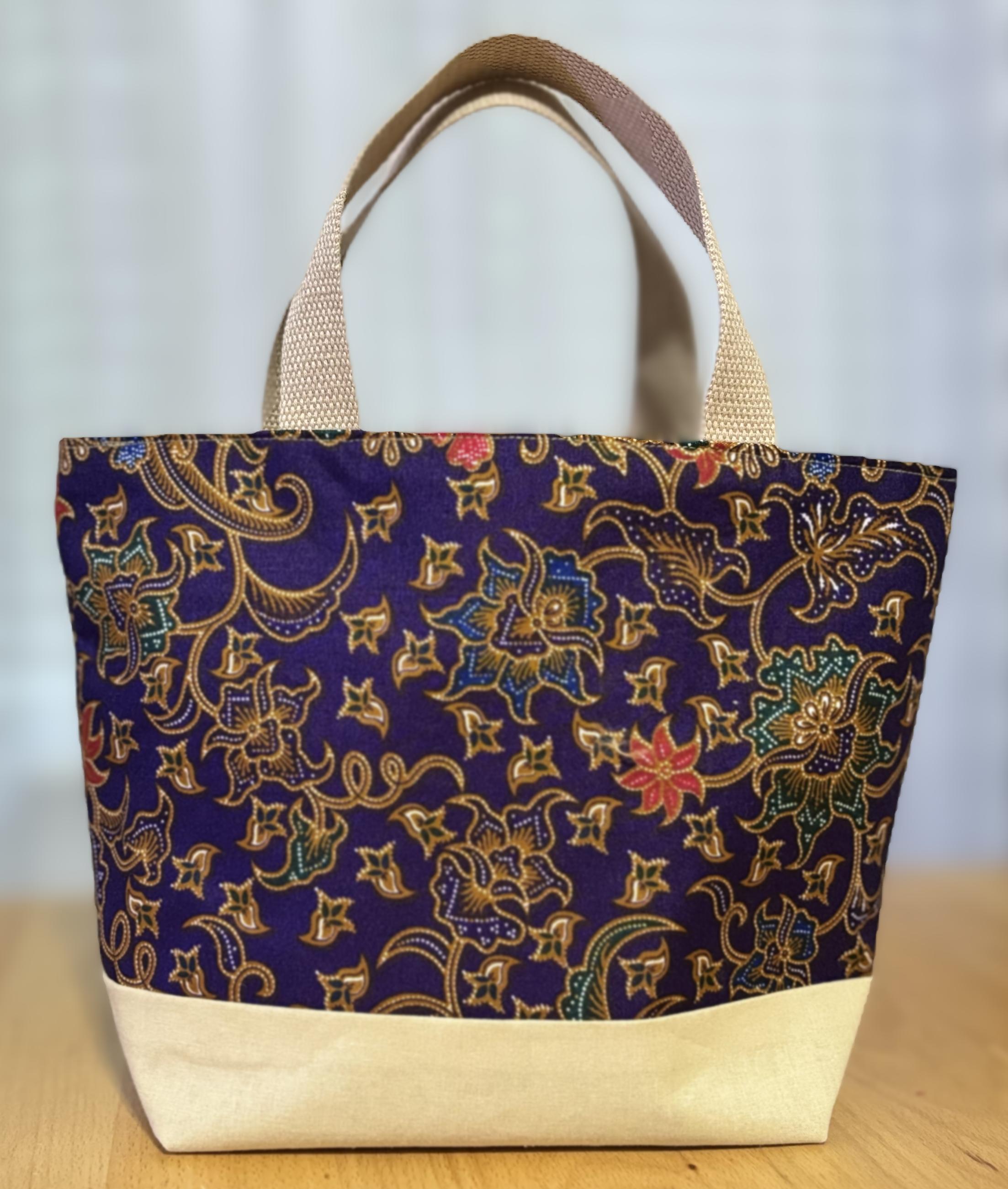 Handmade Small Patterned Tote Bag