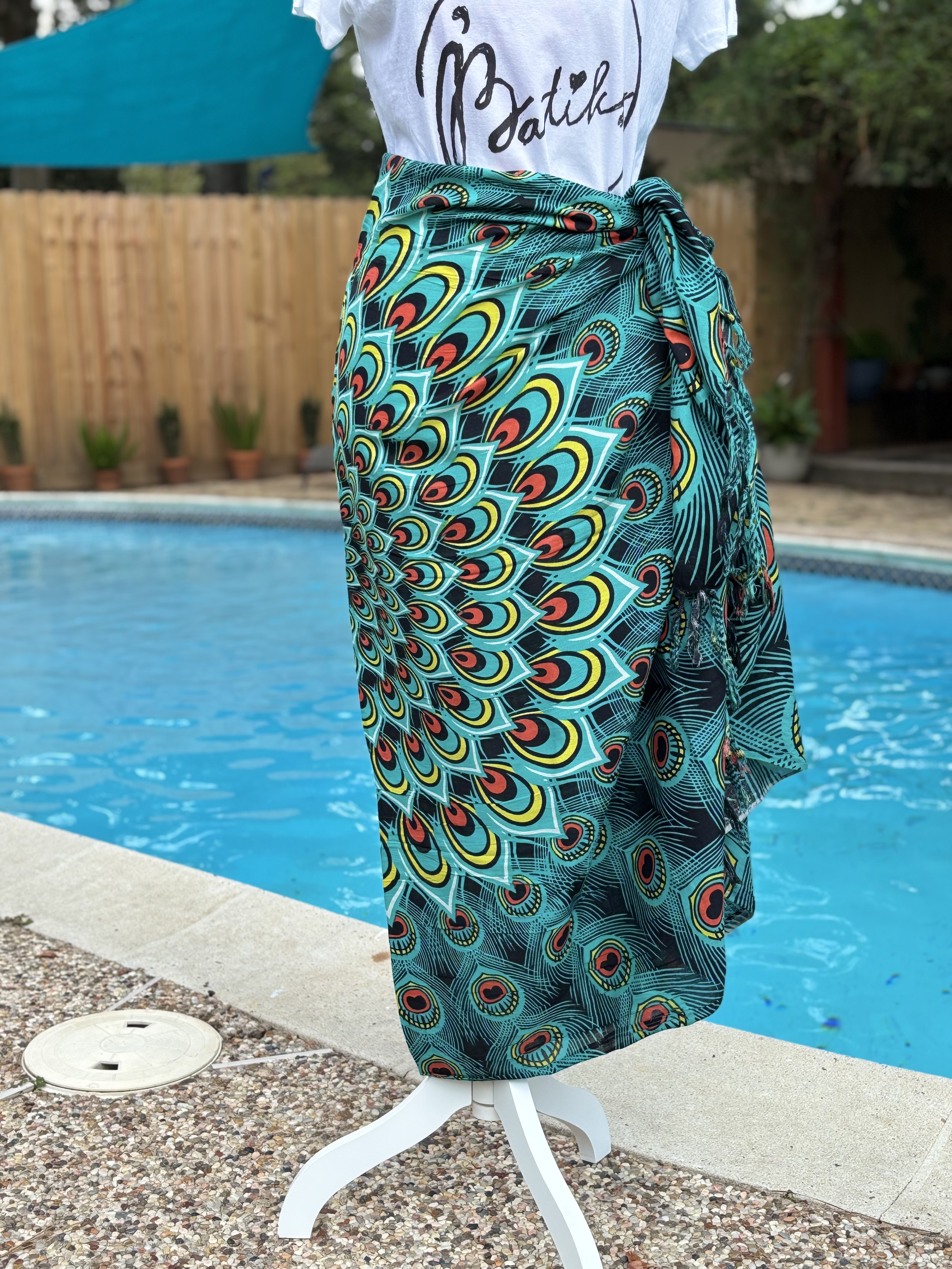 Mandala Peacock Pattern Sarong