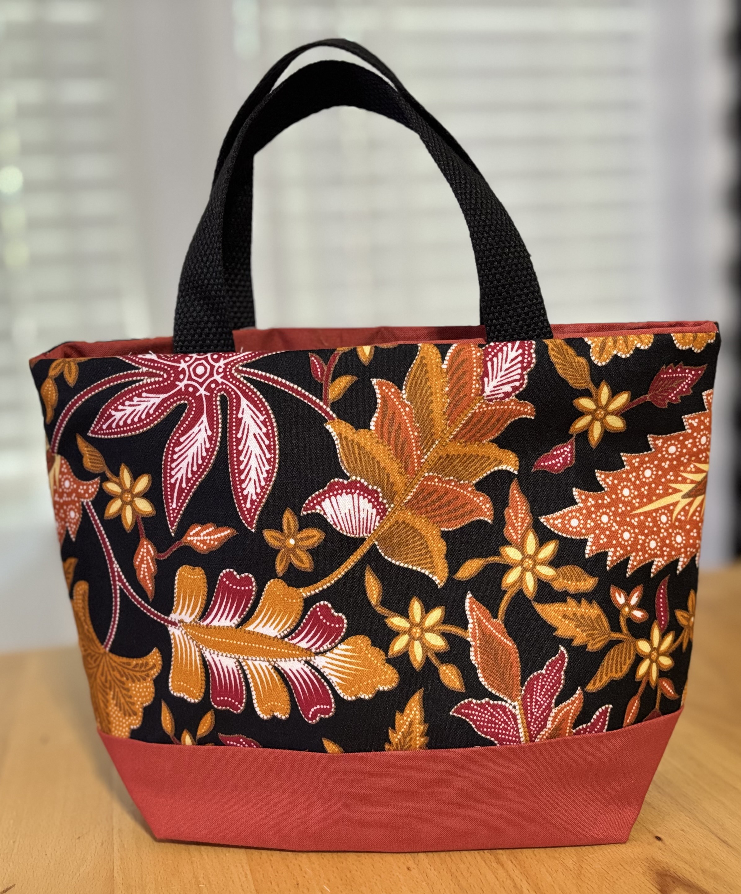Handmade Small Patterned Tote Bag