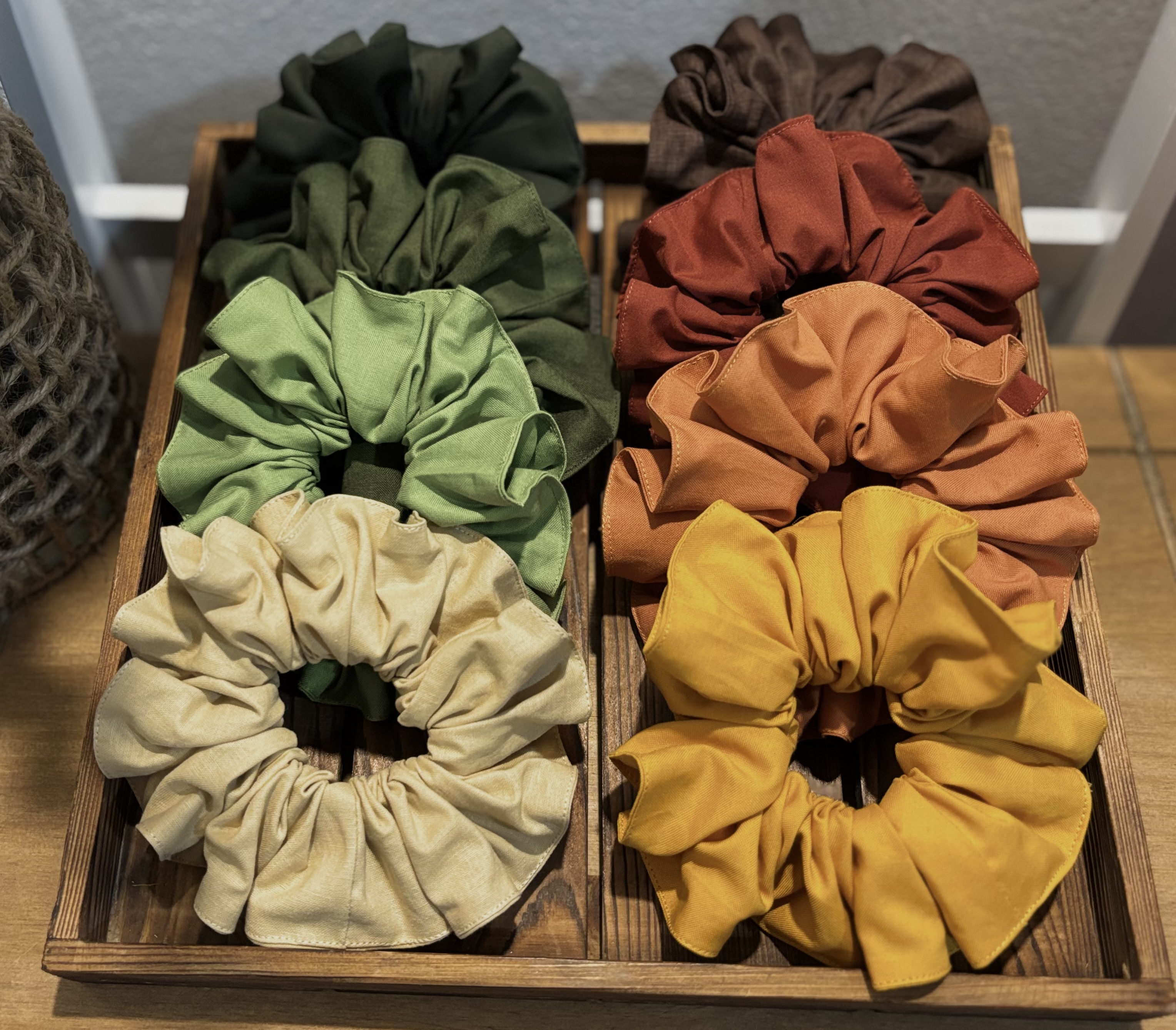 Autumn Scrunchies Set