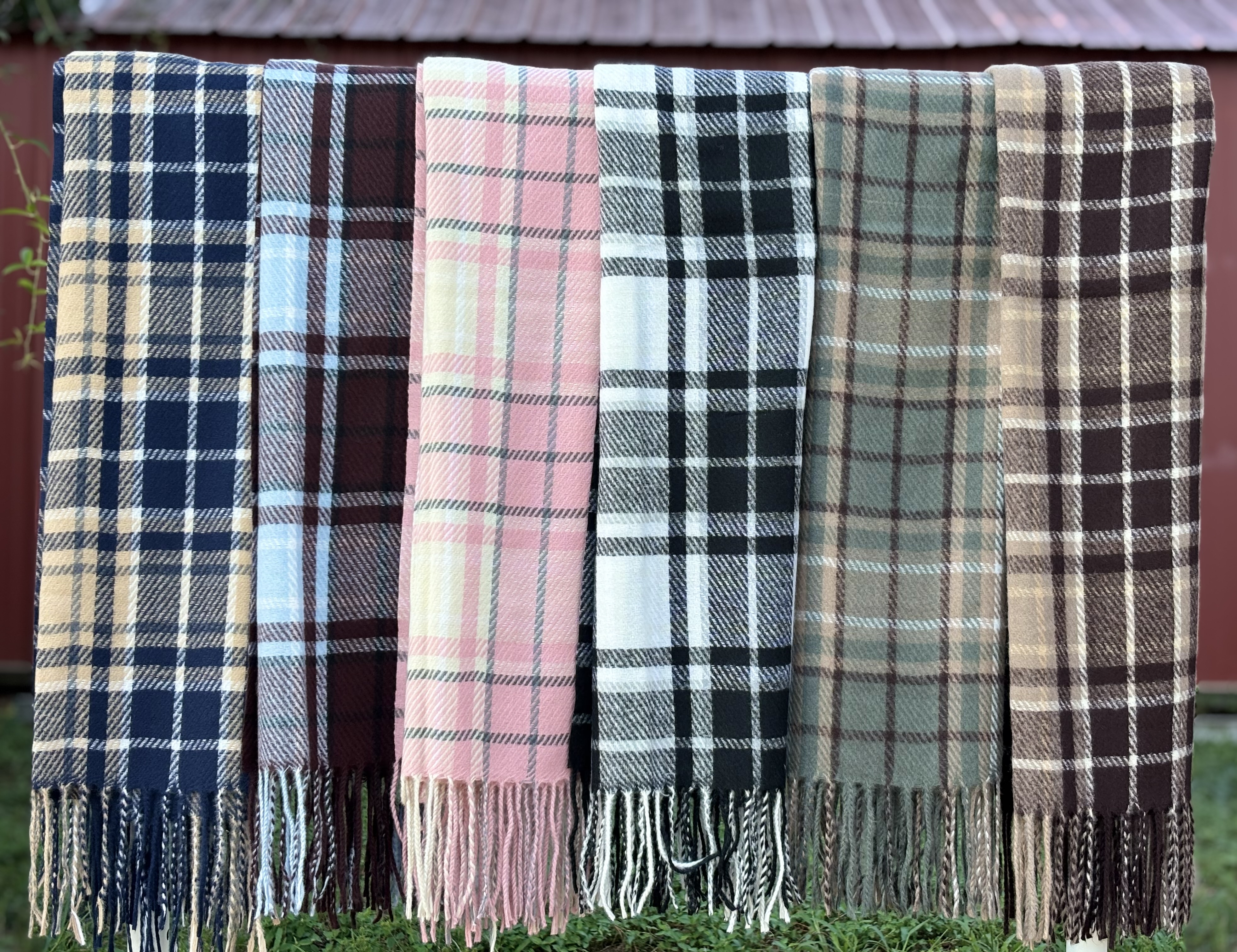Plaid Shawls / scarfs
