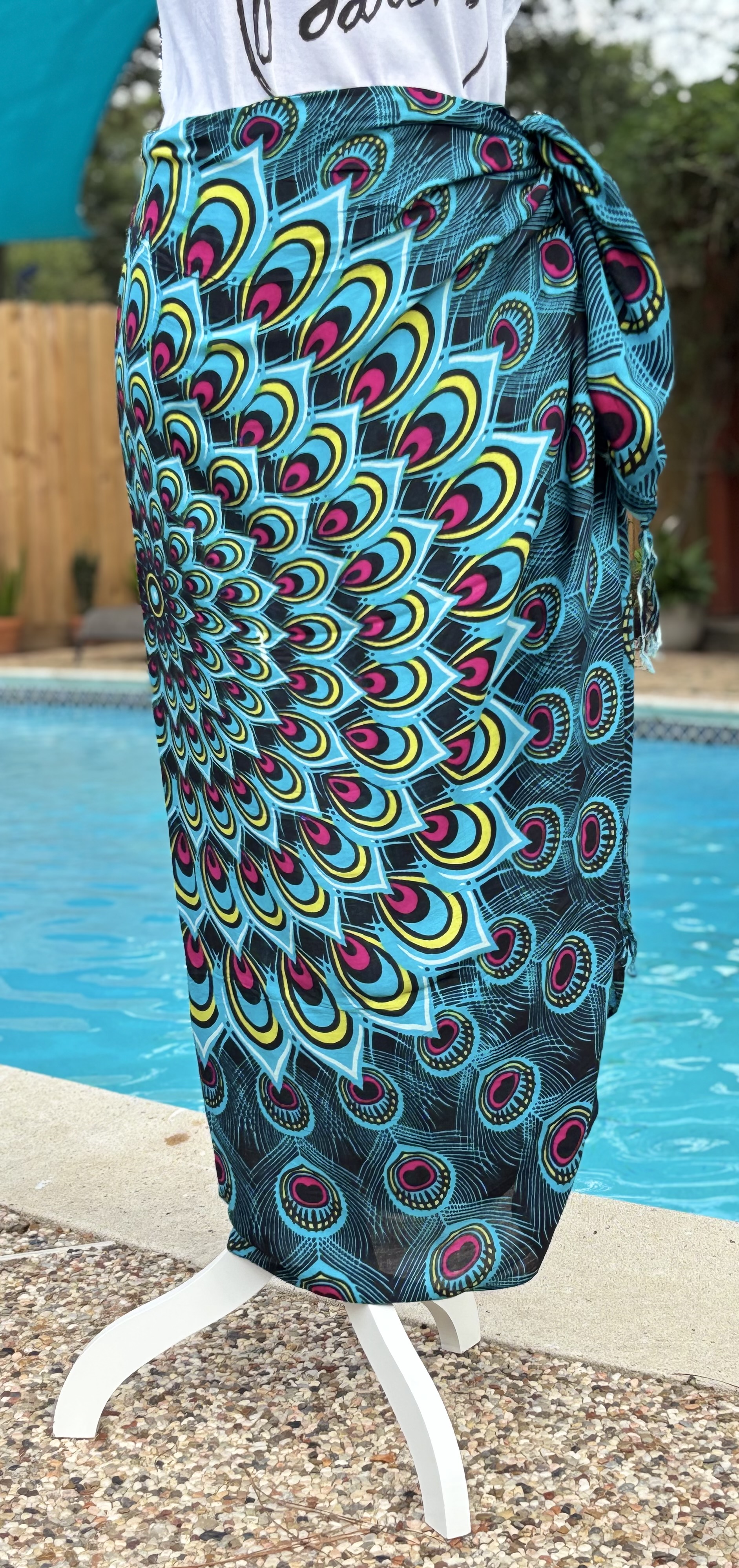 Mandala Peacock Pattern Sarong