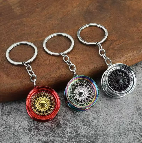 Spinning Wheel Keychains