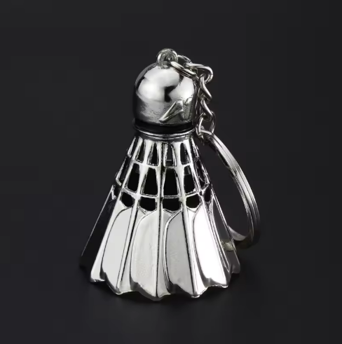 Shuttlecock Keychain