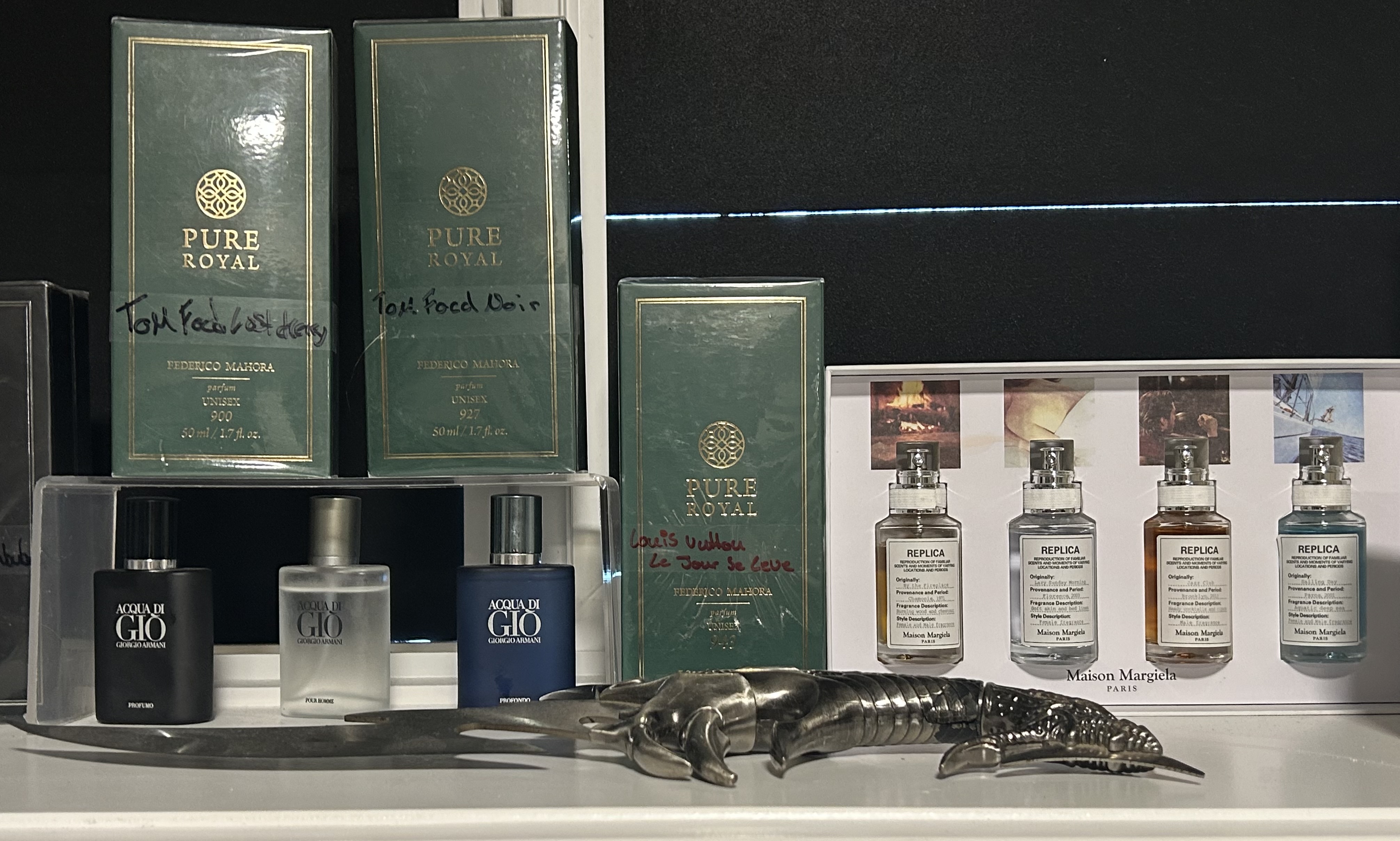 Luxury perfumes and colognes