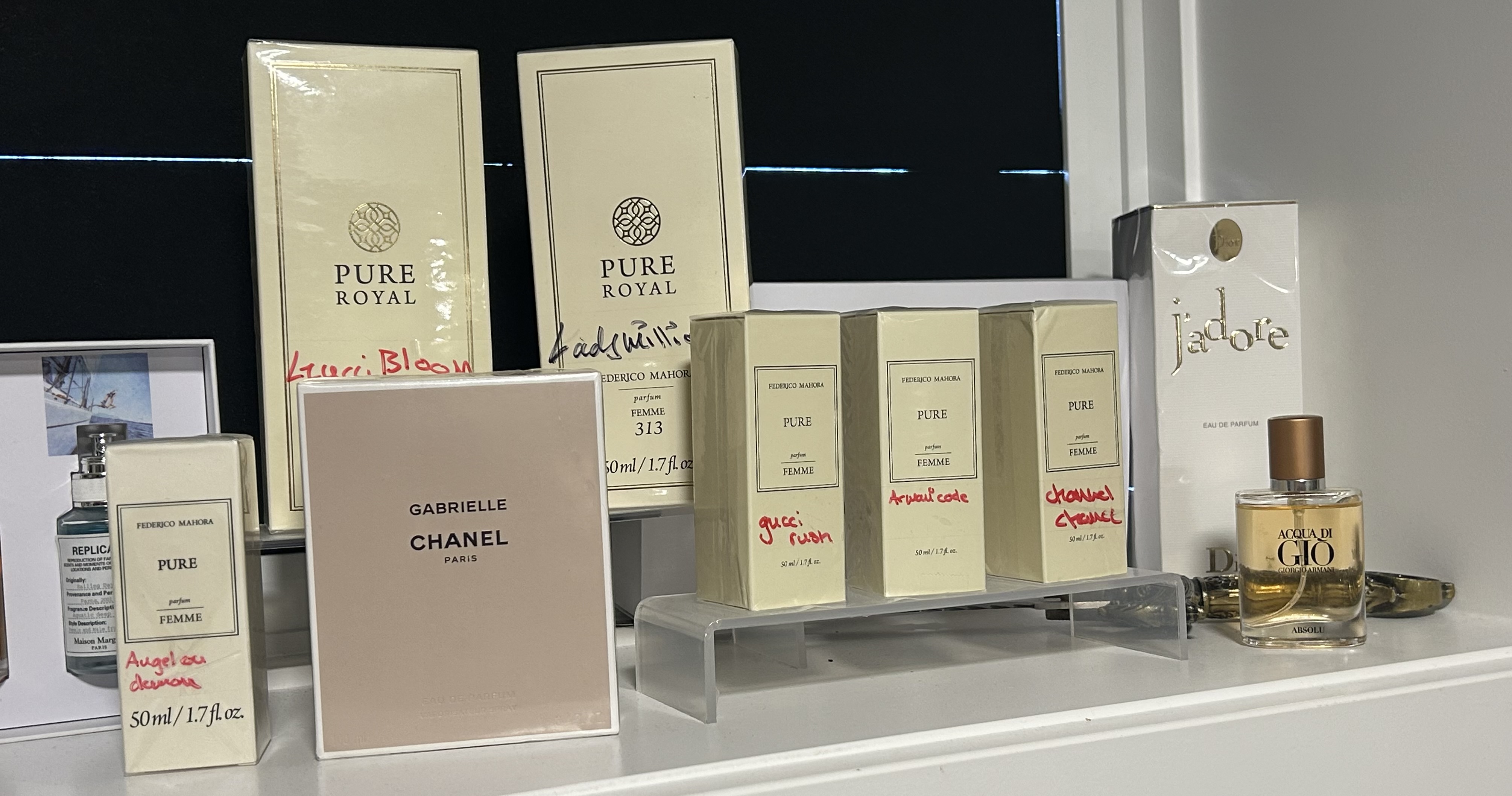Luxury perfumes and colognes