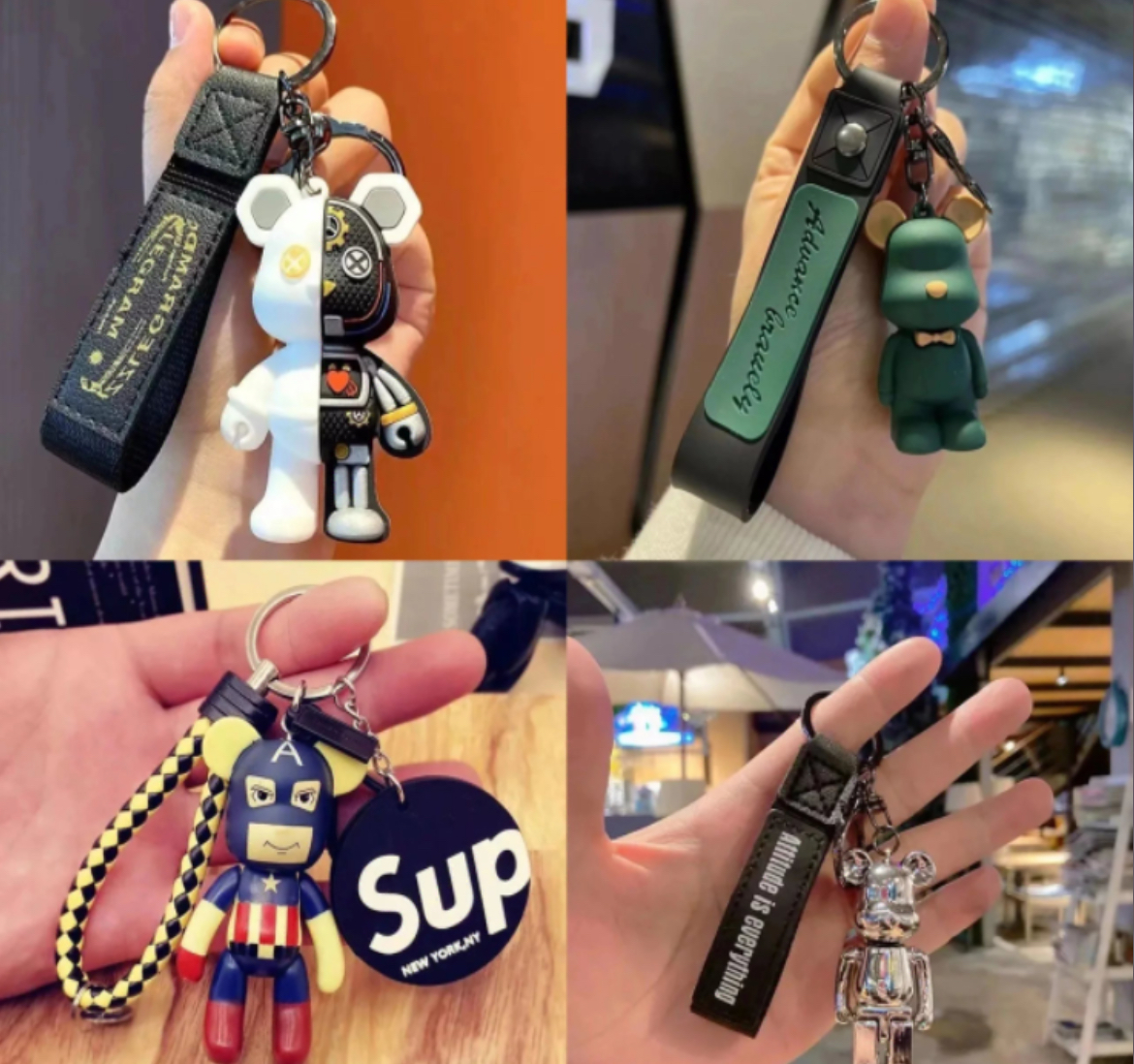 Cartoon Character Keychains