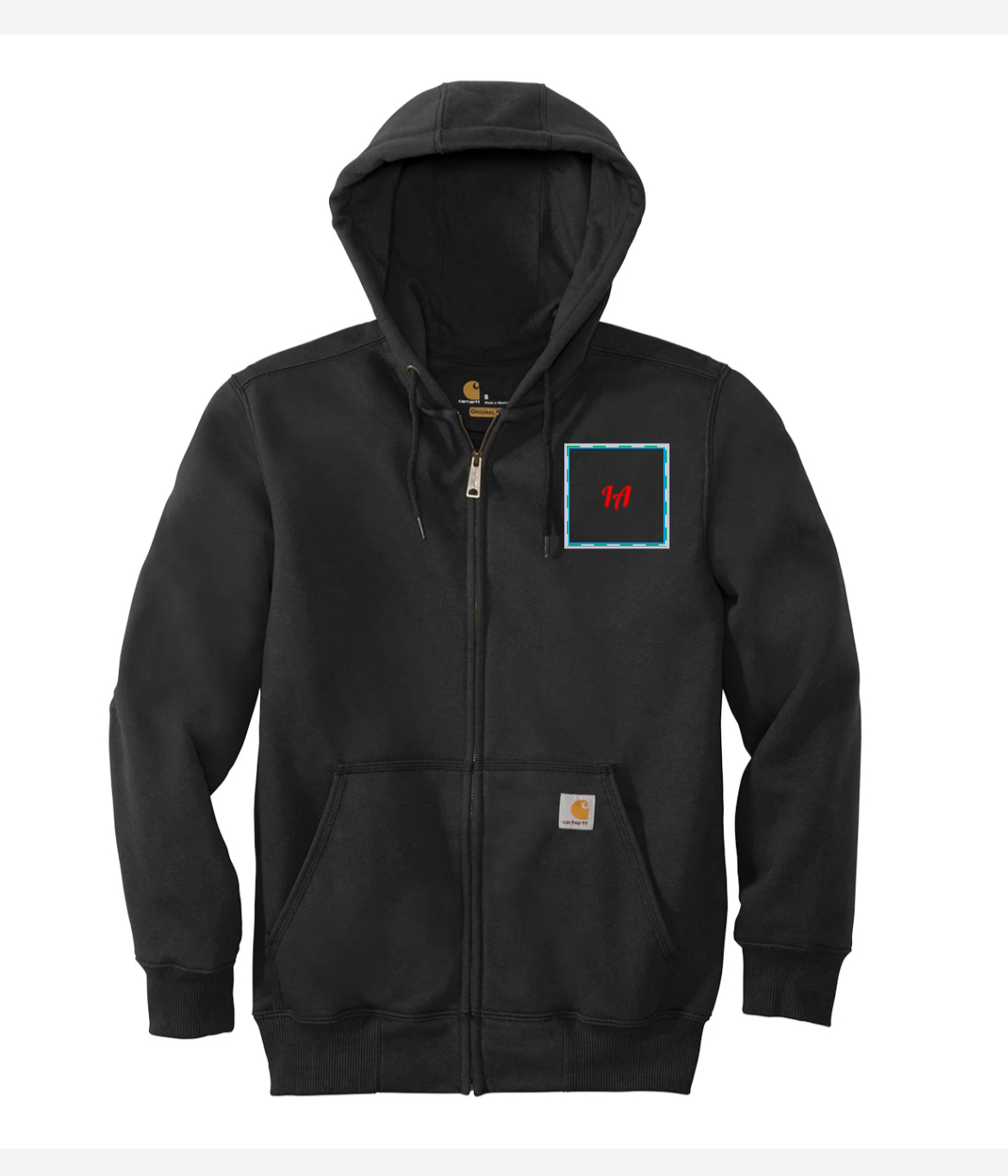 Carhartt X IA Black Zip-Up Hoodie