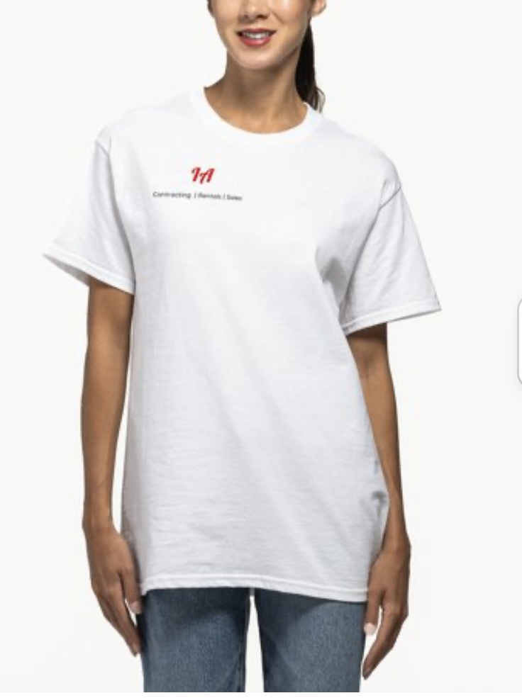 White IA Unisex Logo T-Shirt