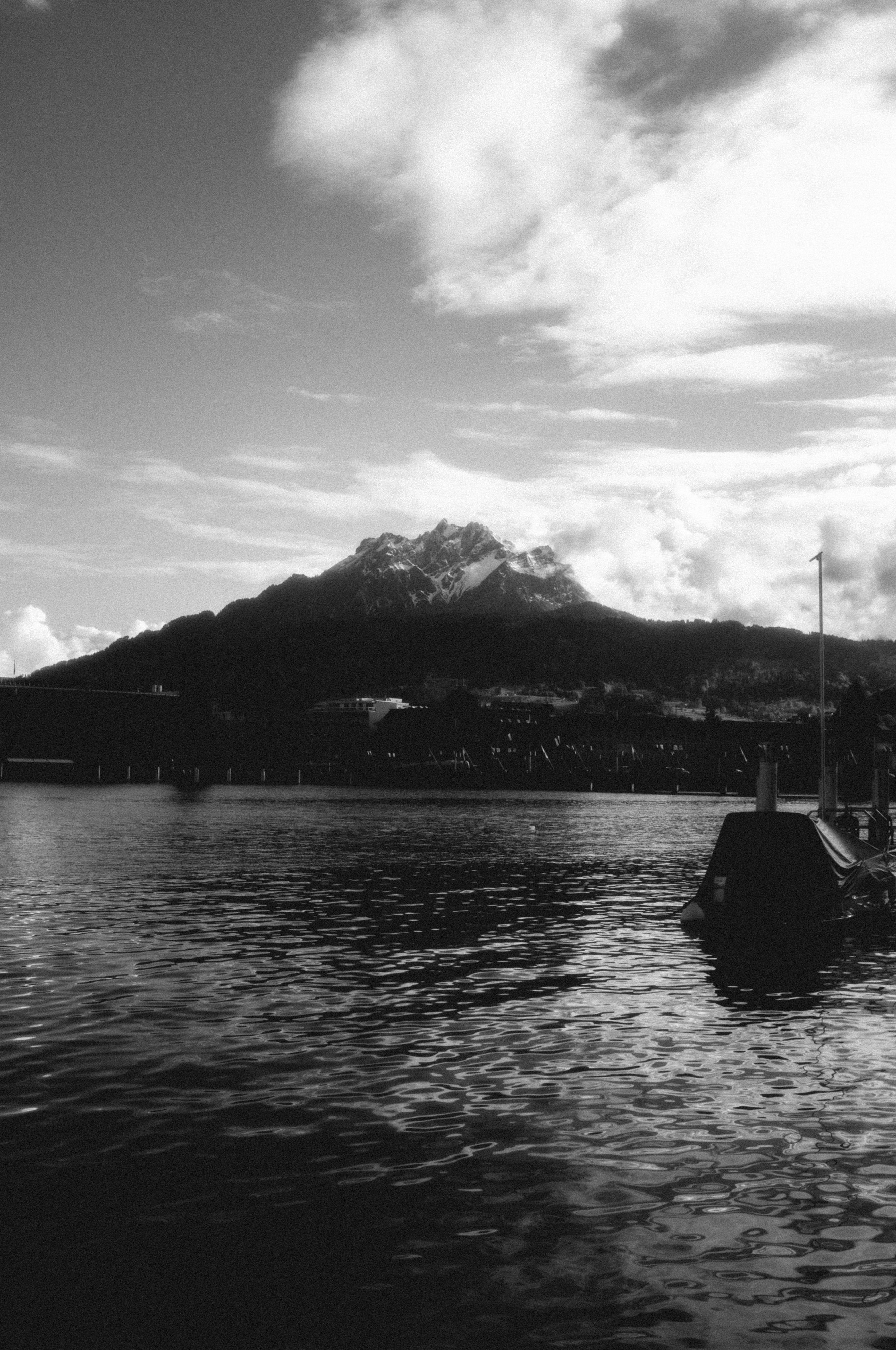 Snowy Mountain in Lucerne 