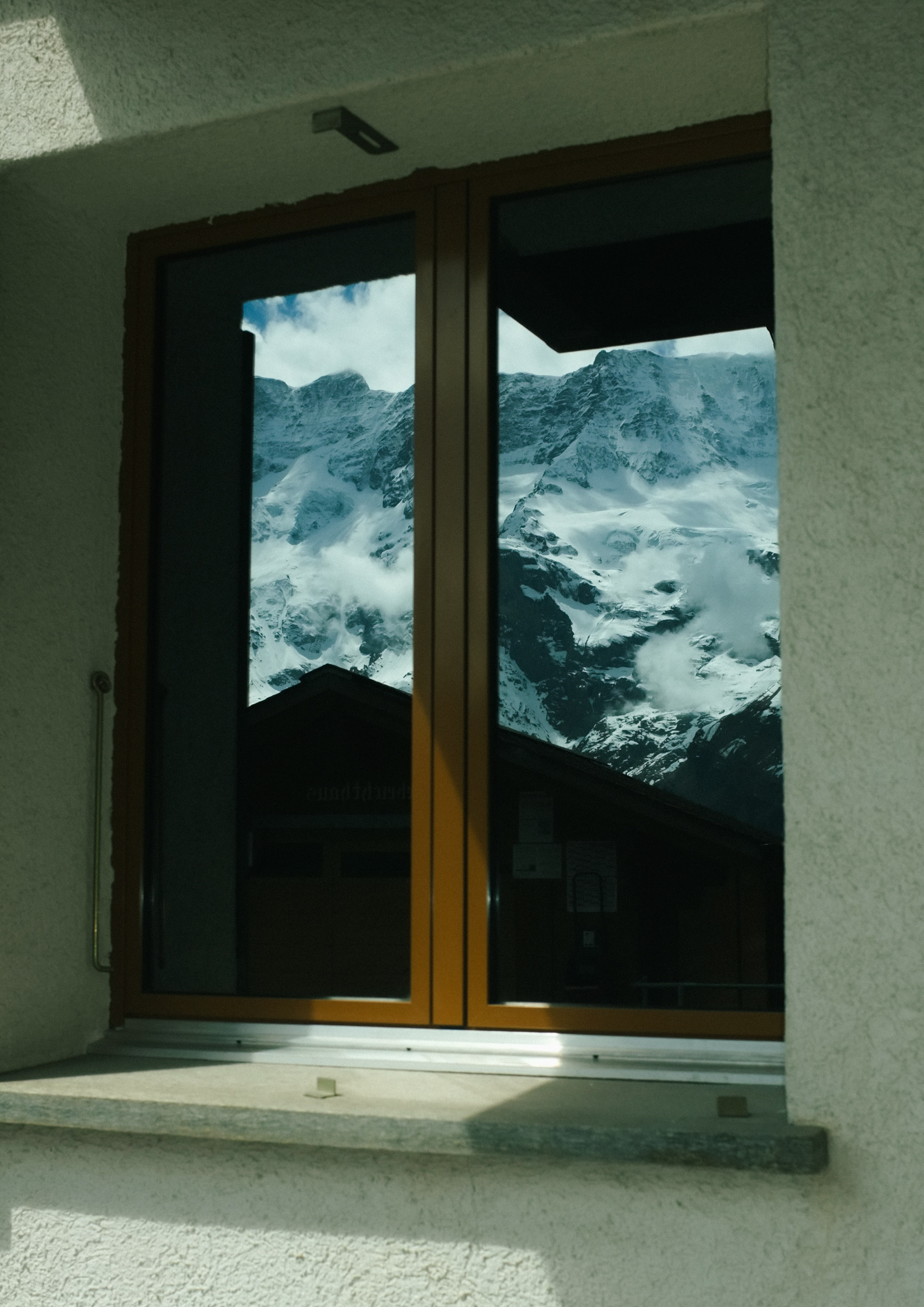 Reflection of the Snowy Alps 
