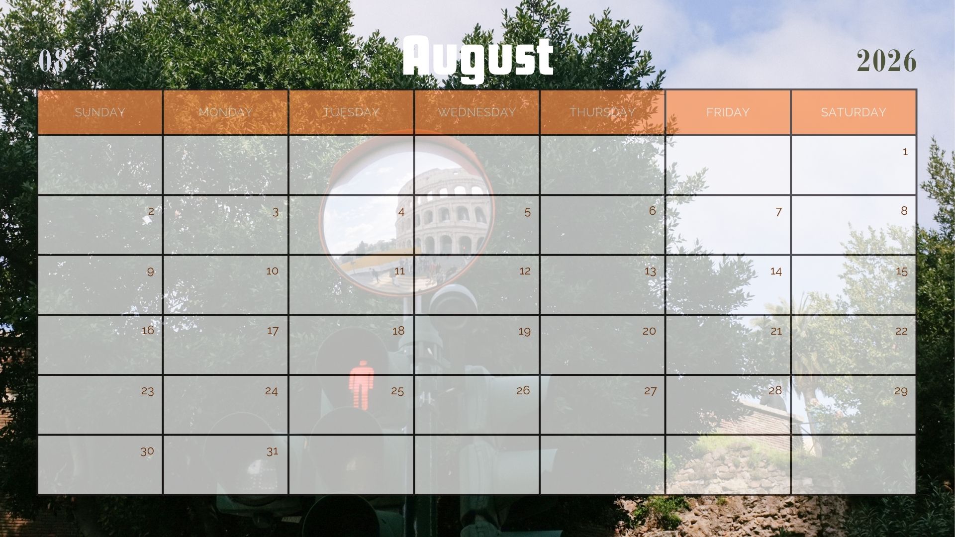 2026 Calendar
