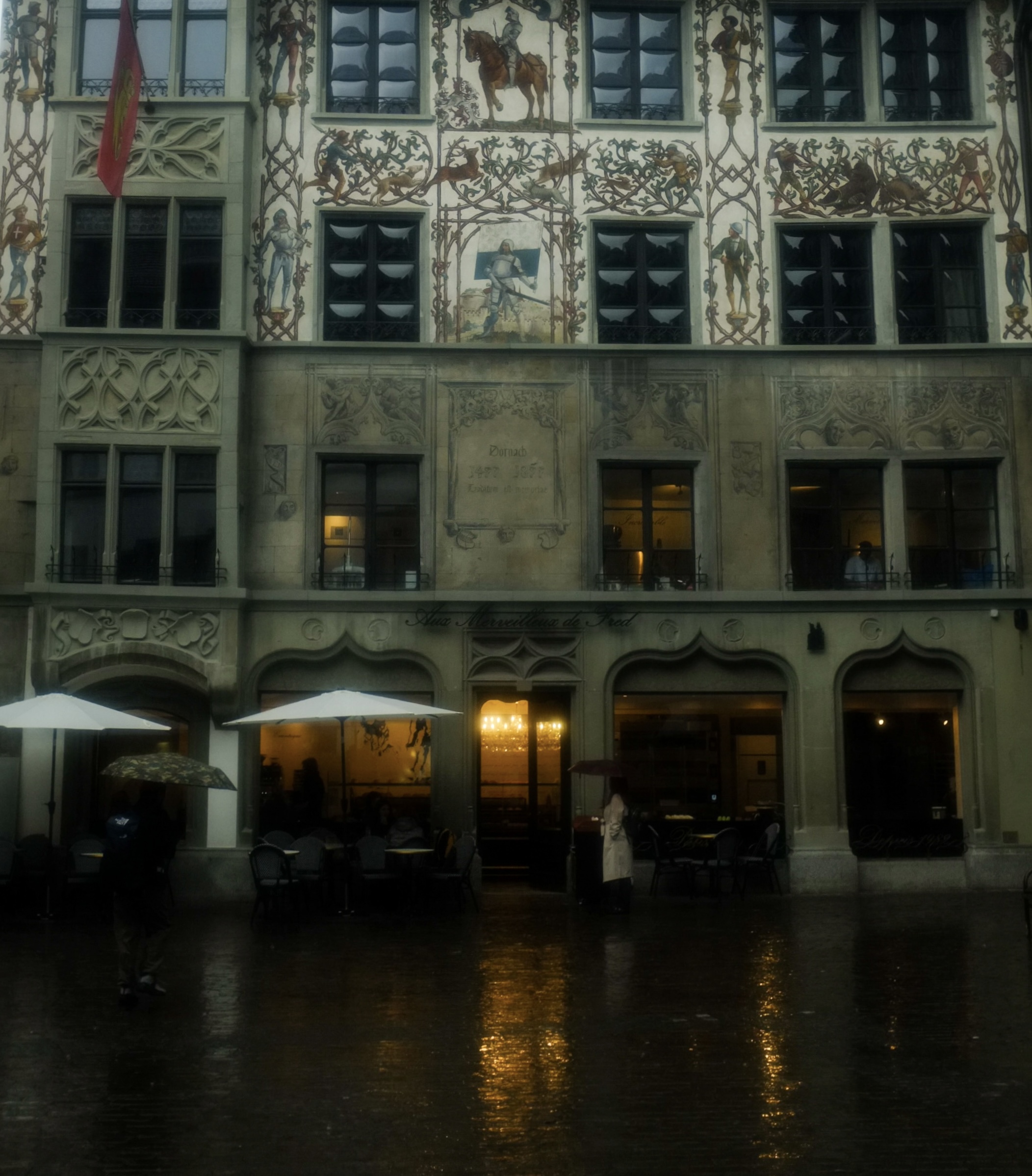 Historical Building Exterior Art