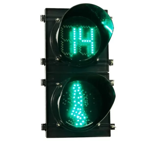 200mm Clear Lens RYG Full Ball LED Traffic Light