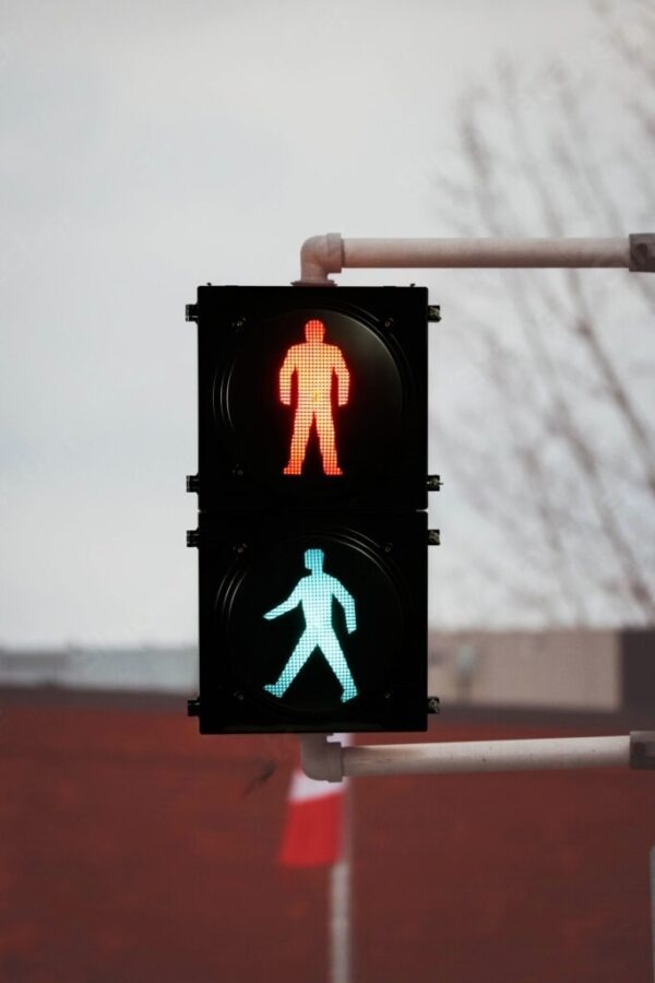 High Flux Red & Green Pedestrian Crossing Light
