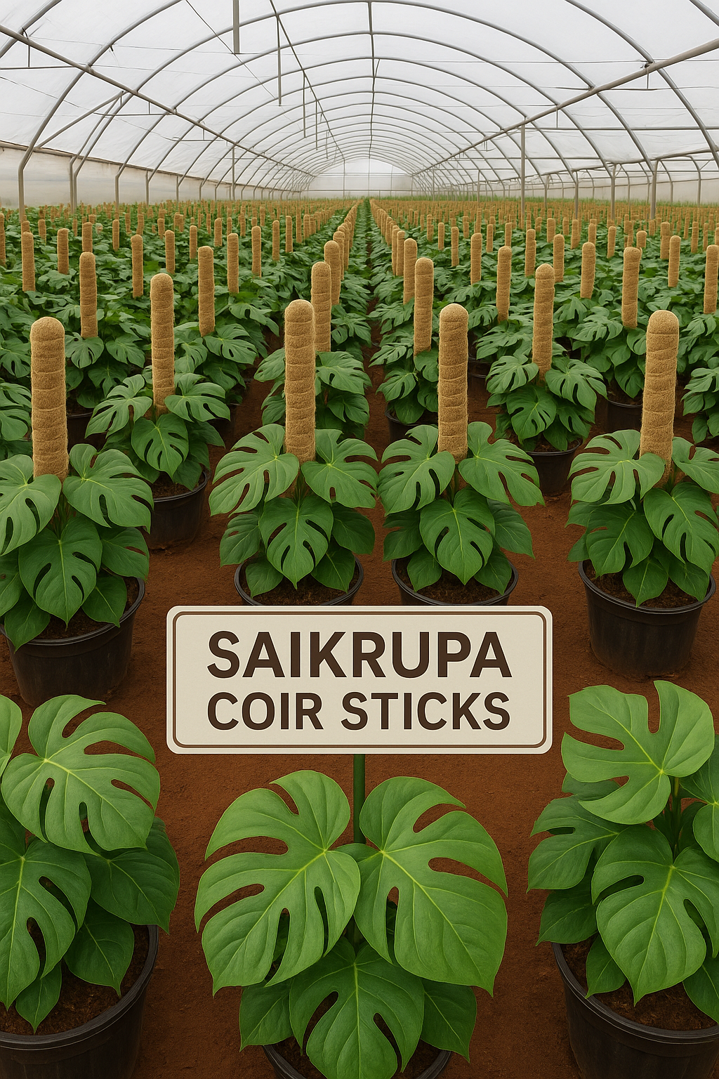 Coir Sticks for Climbing Plants