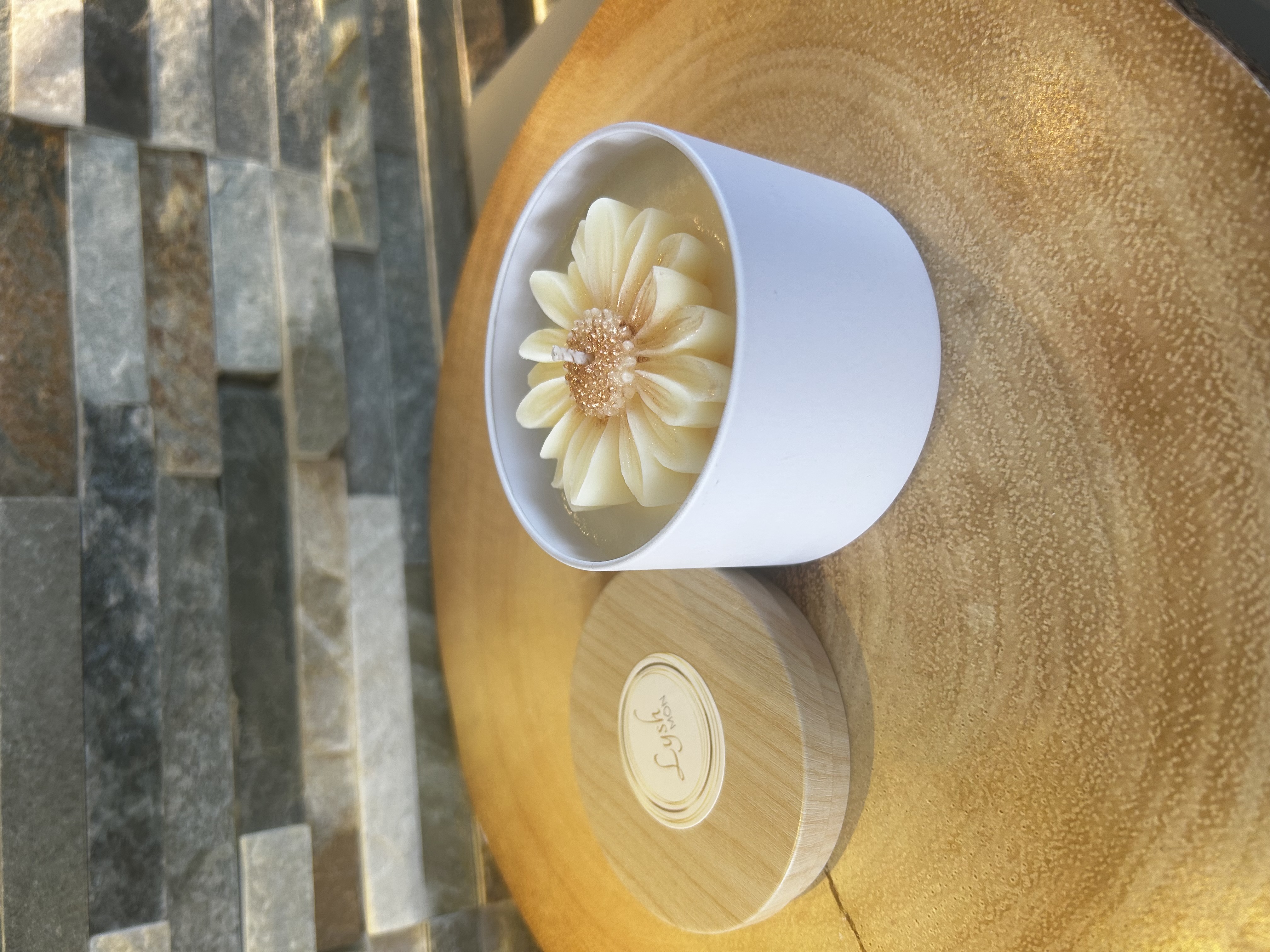 Decorative Flower Candle