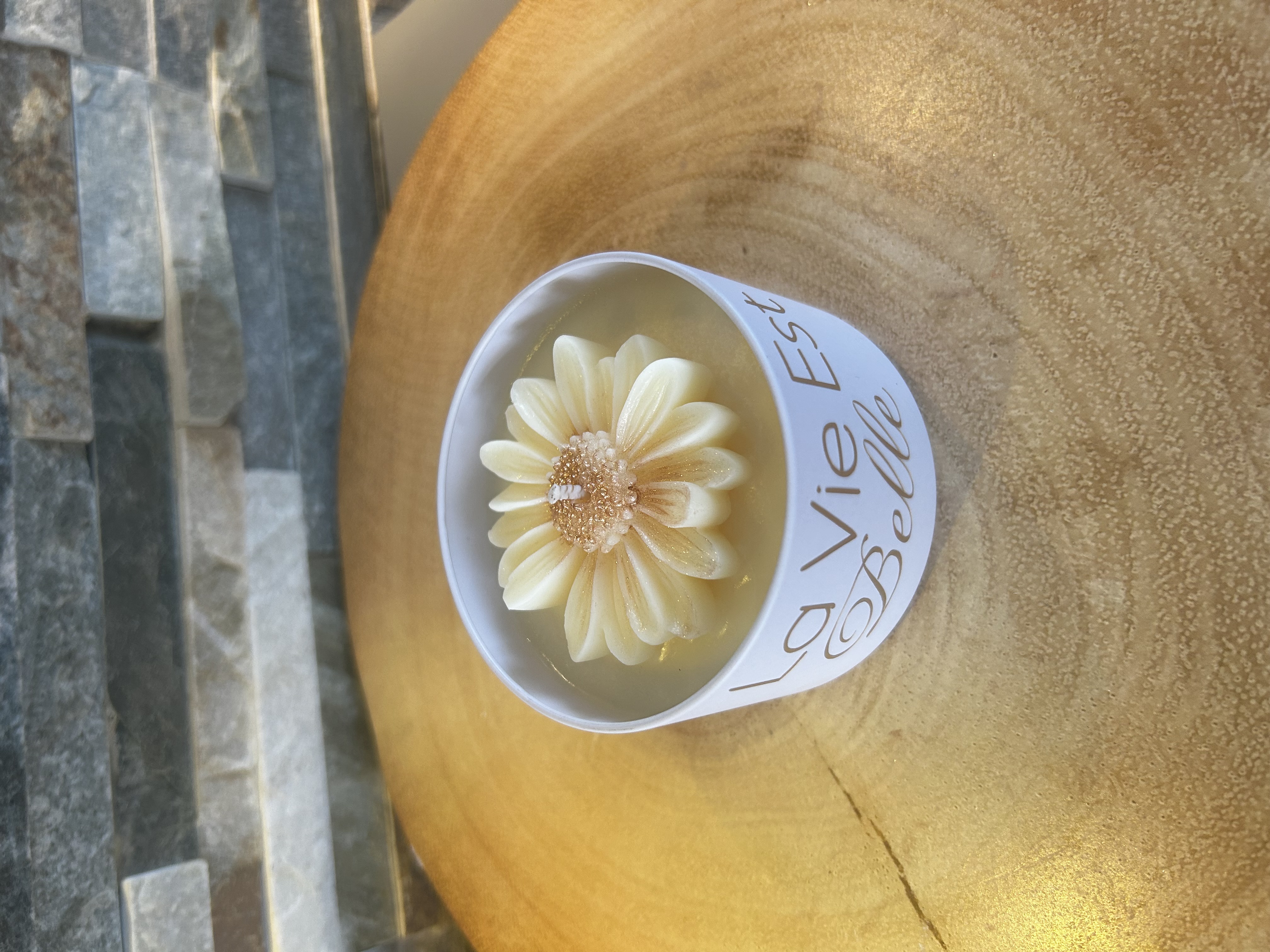 Decorative Flower Candle