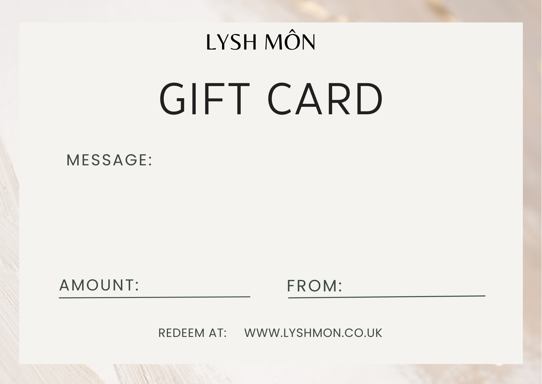 Gift Card 