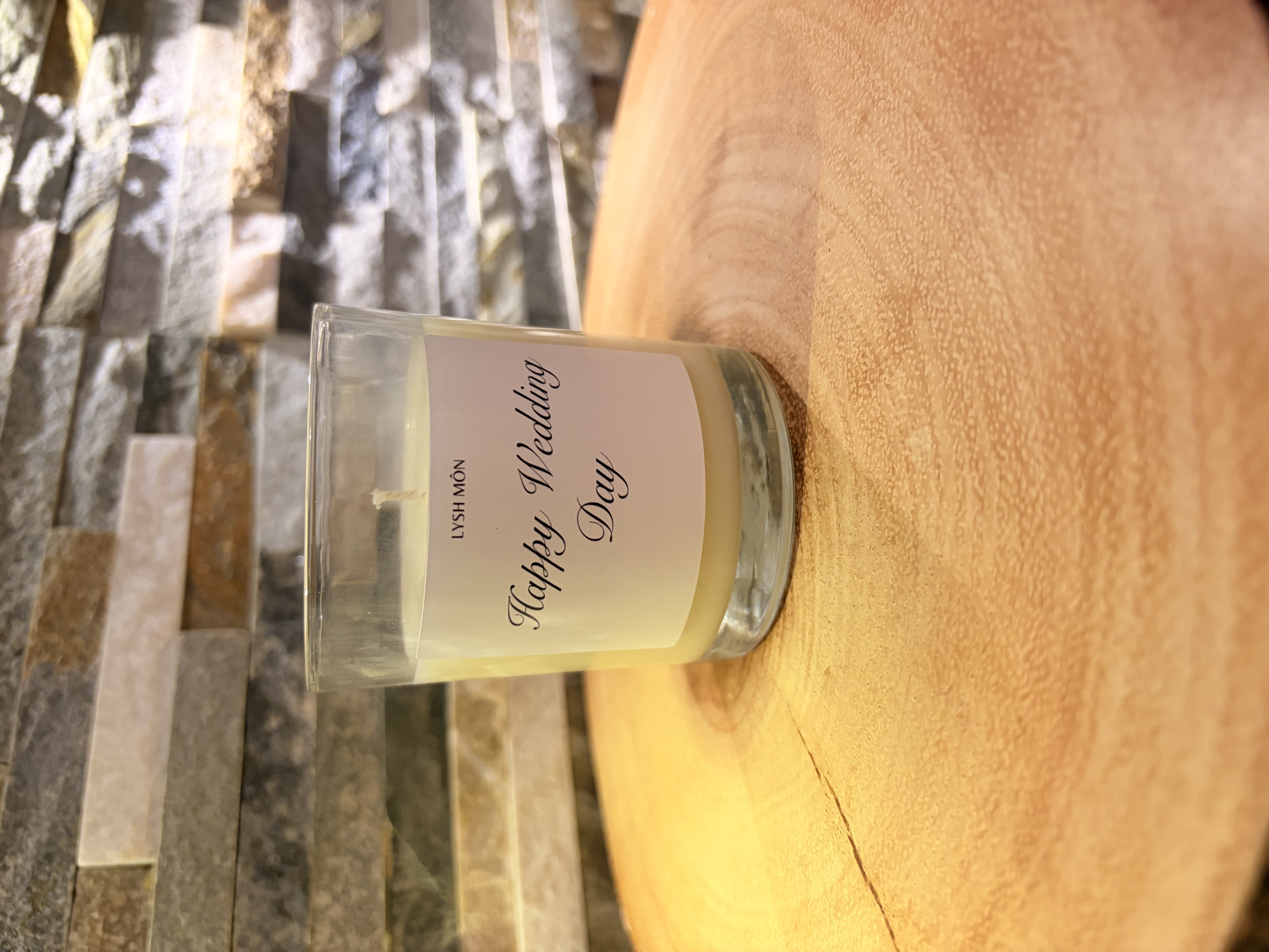 Happy Wedding Day Soy Wax Candle