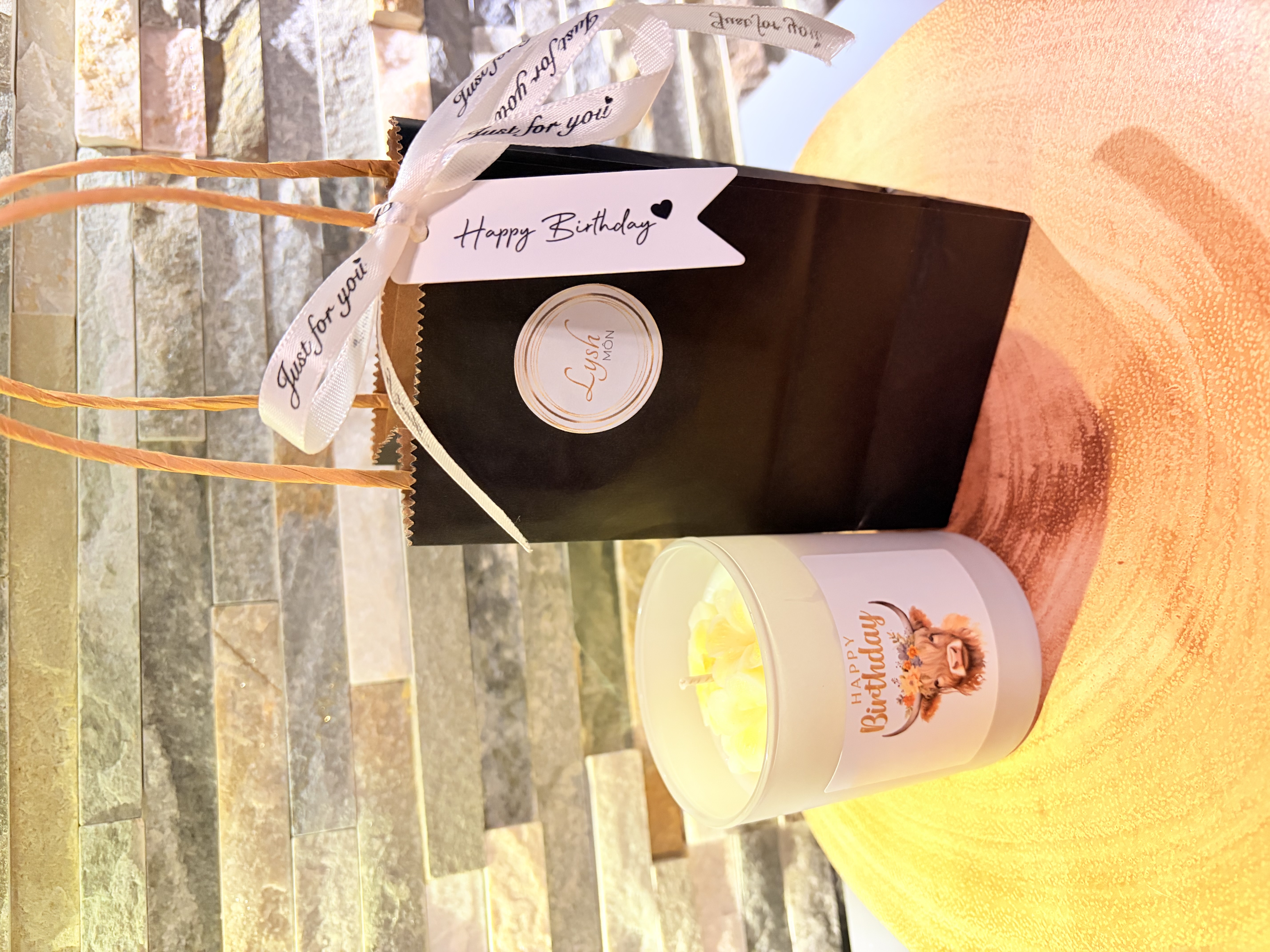 Highland Cow Birthday Candle Gift 