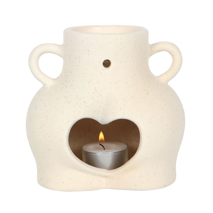 Cream Speckle Bum Wax Melt Burner