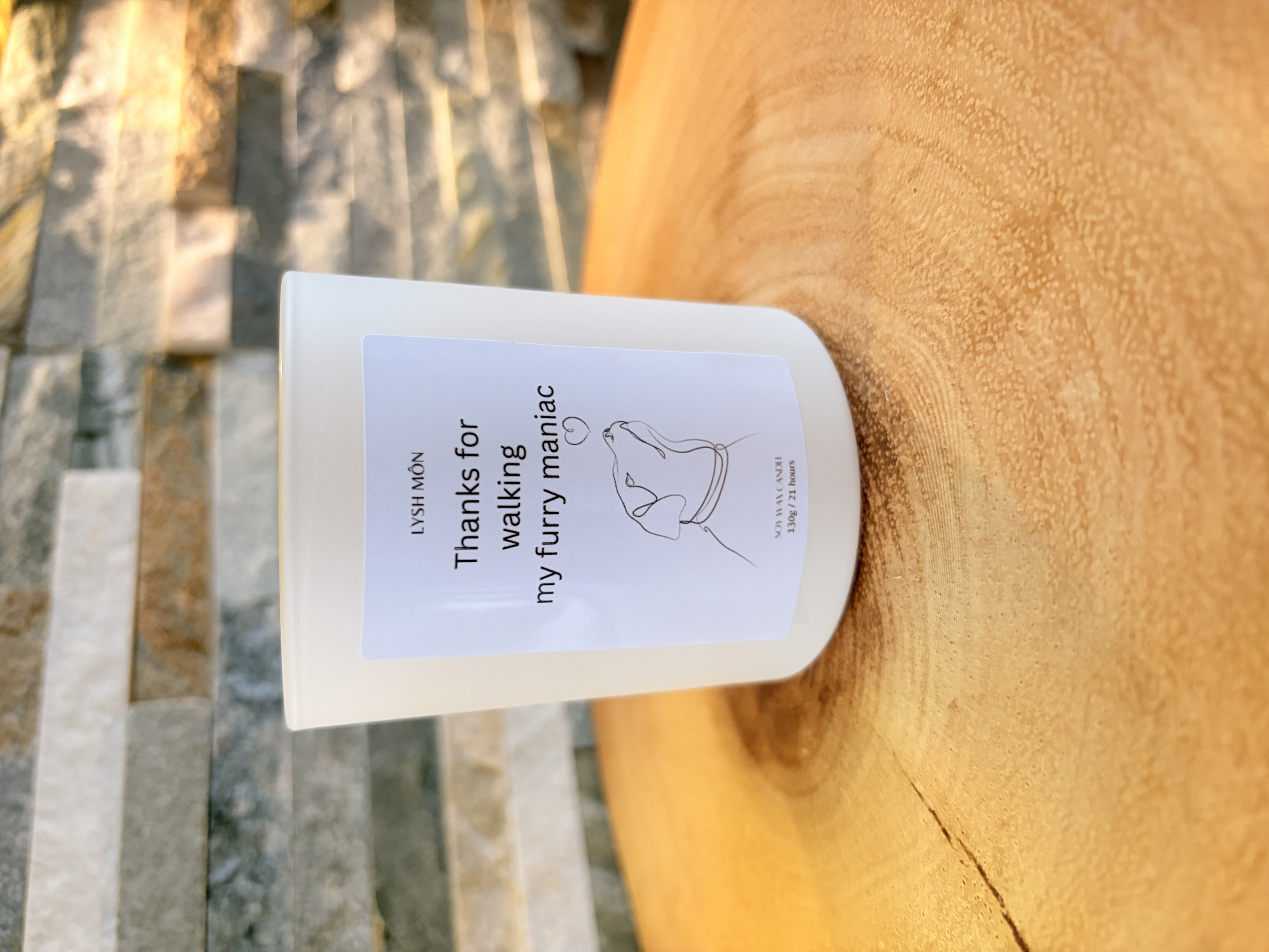 Dog Walker Soy Wax Candle 