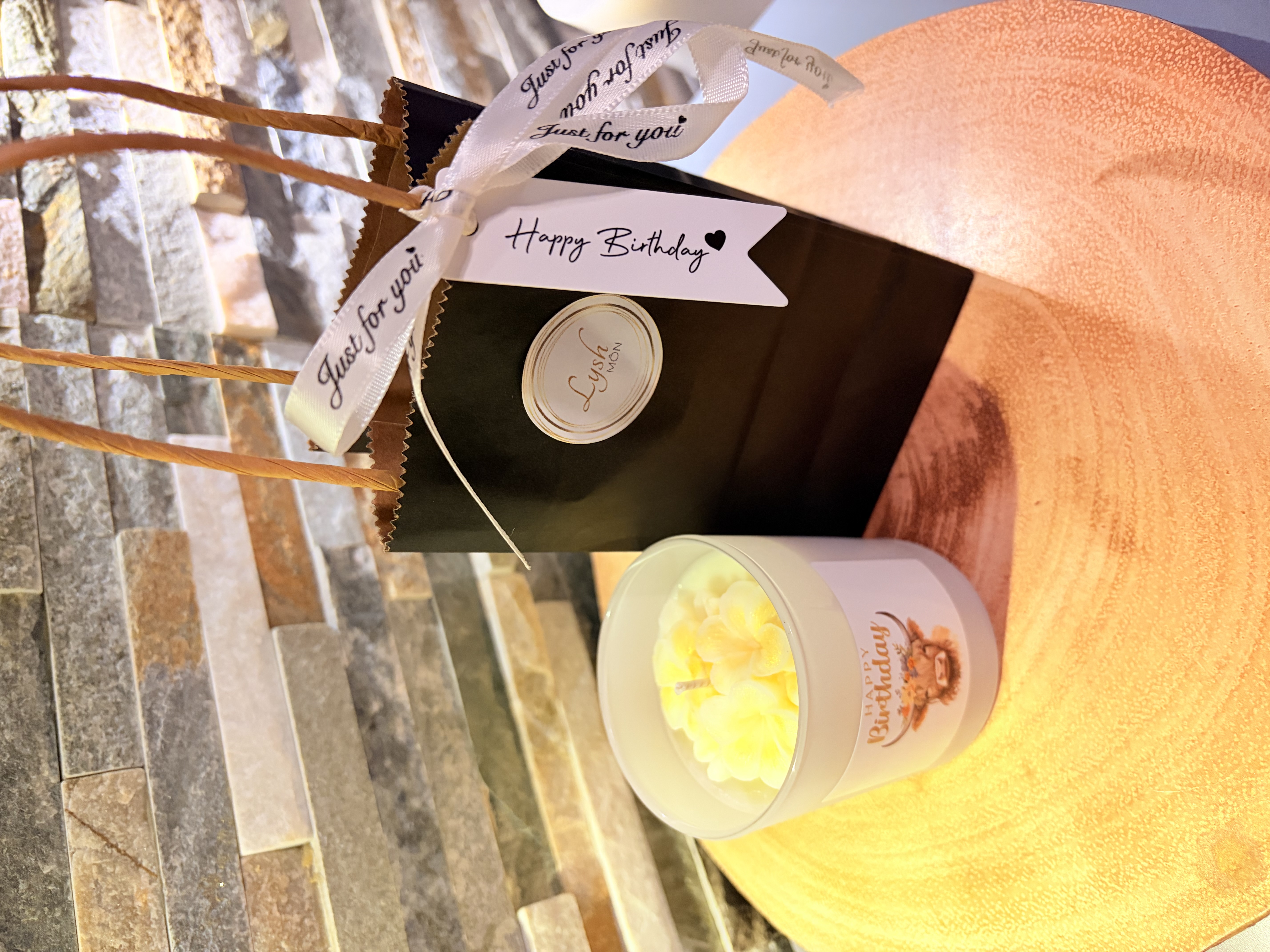 Highland Cow Birthday Candle Gift 