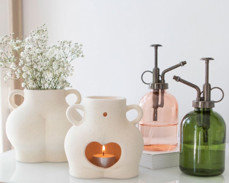 Cream Speckle Bum Wax Melt Burner