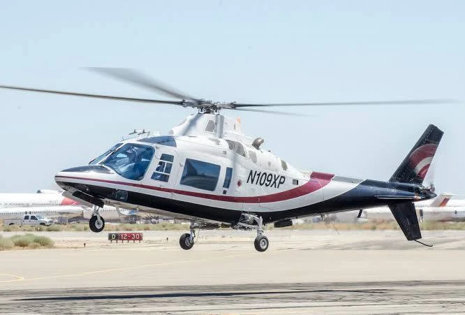 Bell 222 Helicopter Augusta Westland 109 Flying Hour Charge 150k/Hour