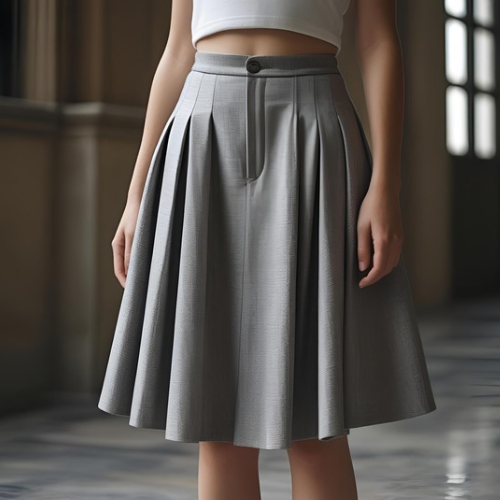 Elegant Pleated Skirt