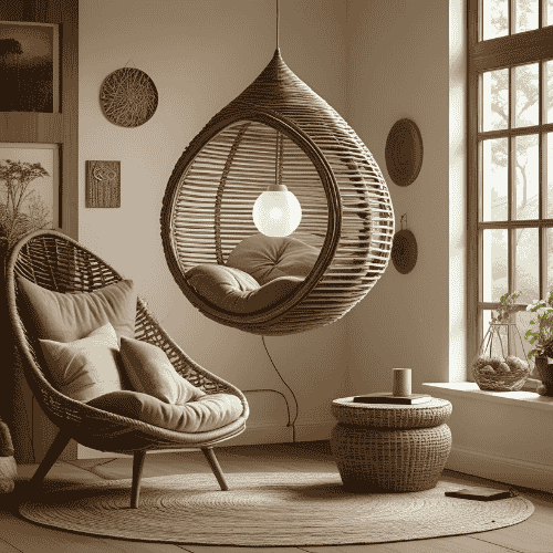Hanging Wicker Chair