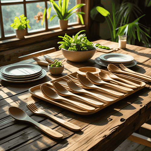 Bamboo Cutlery Set