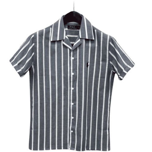 Men's Striped Short Sleeve Shirt