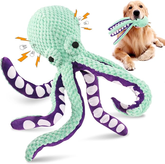 Large Octopus Dog Toy