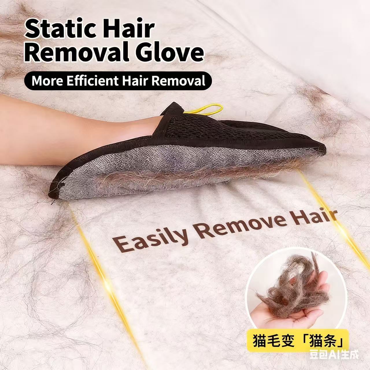 Pet Static Hair Removal Gloves