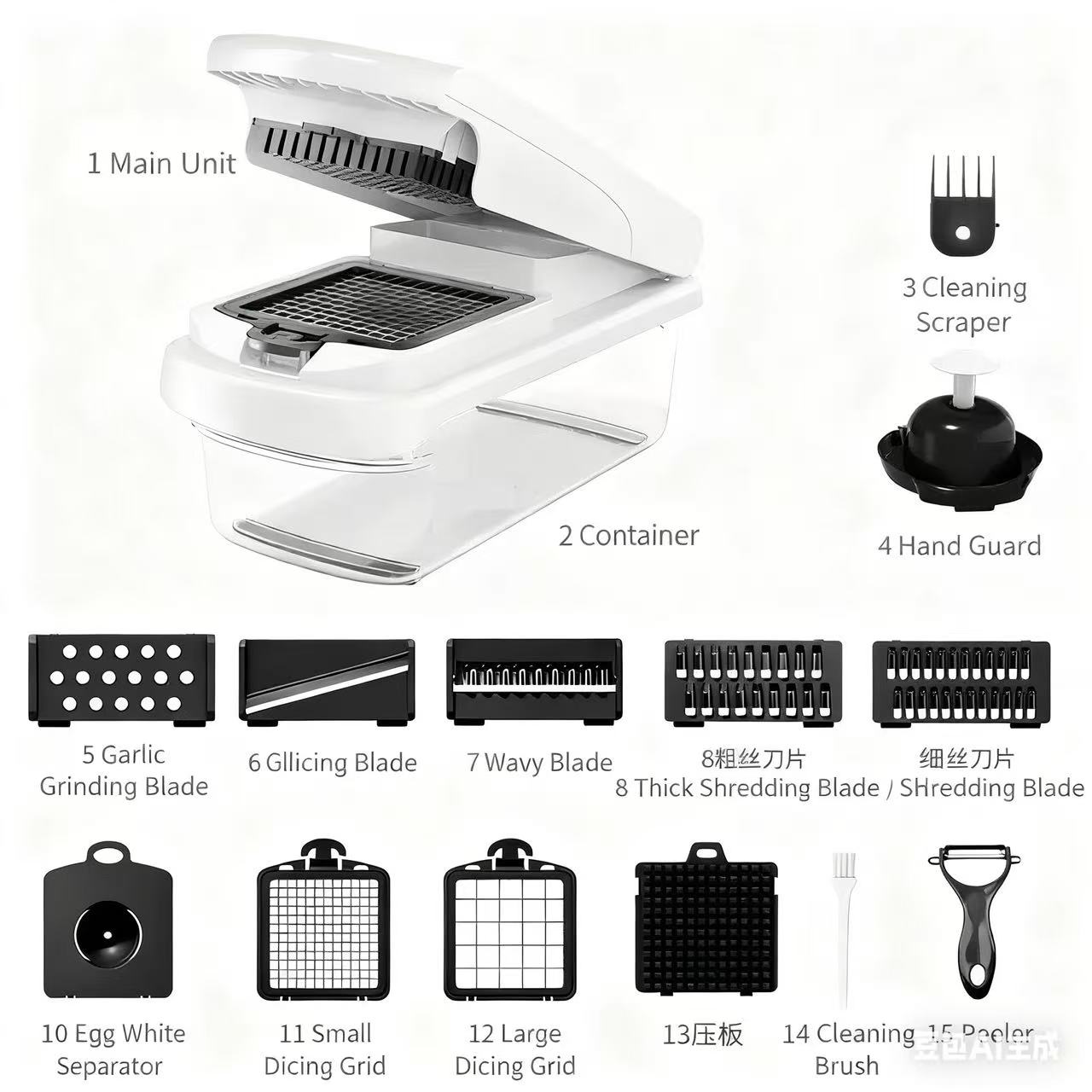 15-in -1 Vegetable Dicer Cutter